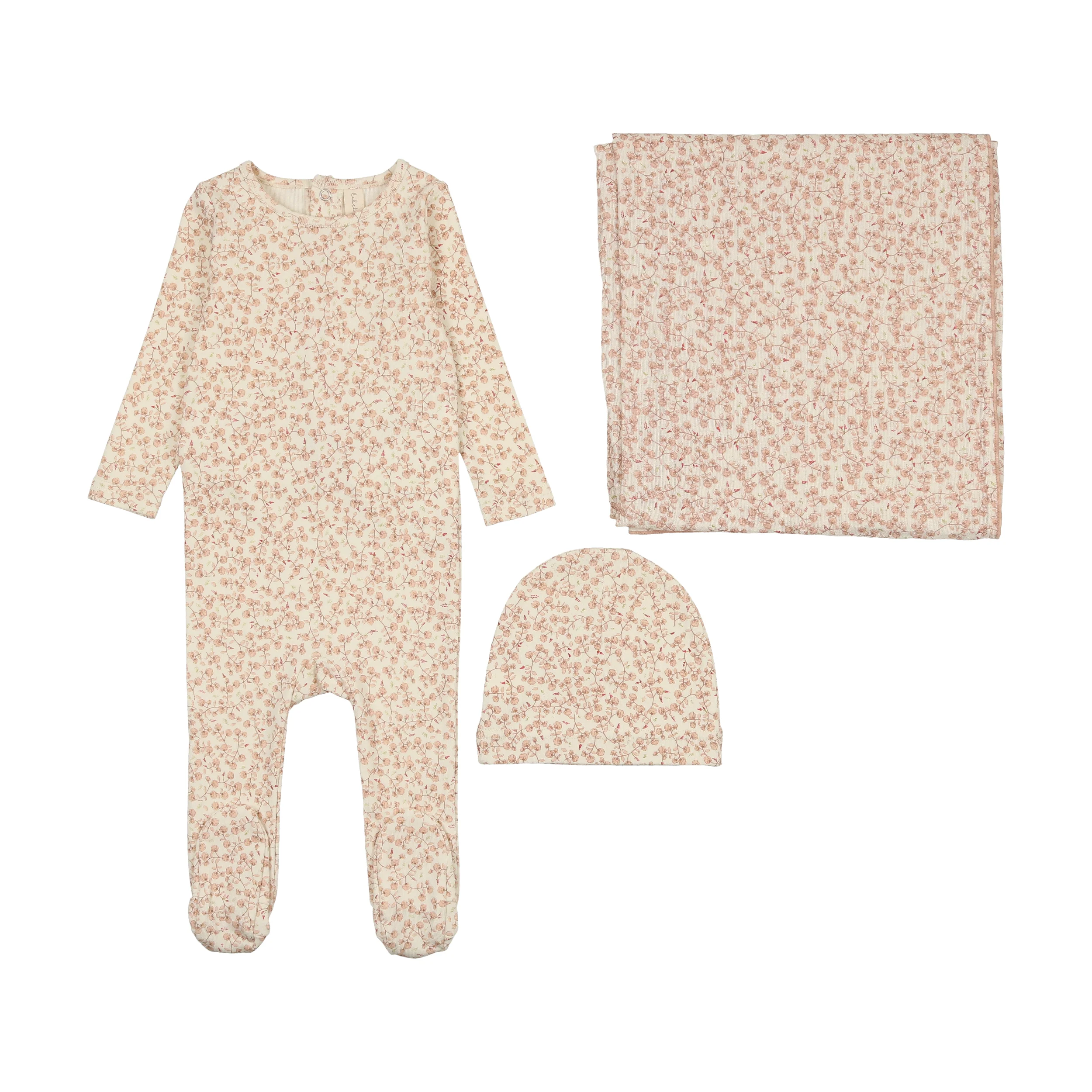 Lilette All Over Floral 3PC Set - Mauve