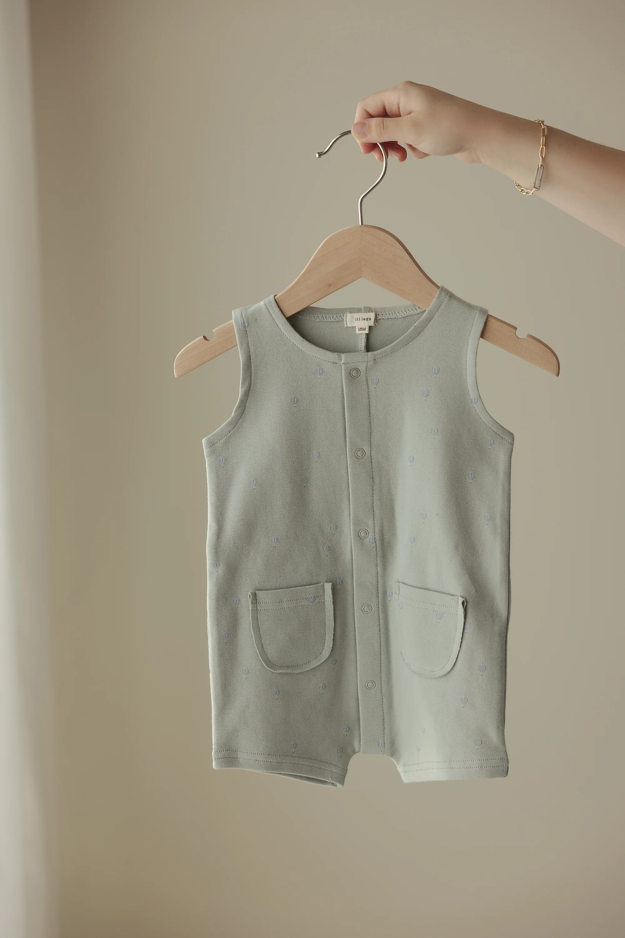 Lilette All Over Hot Air Balloon Romper - Seafoam - Image 2