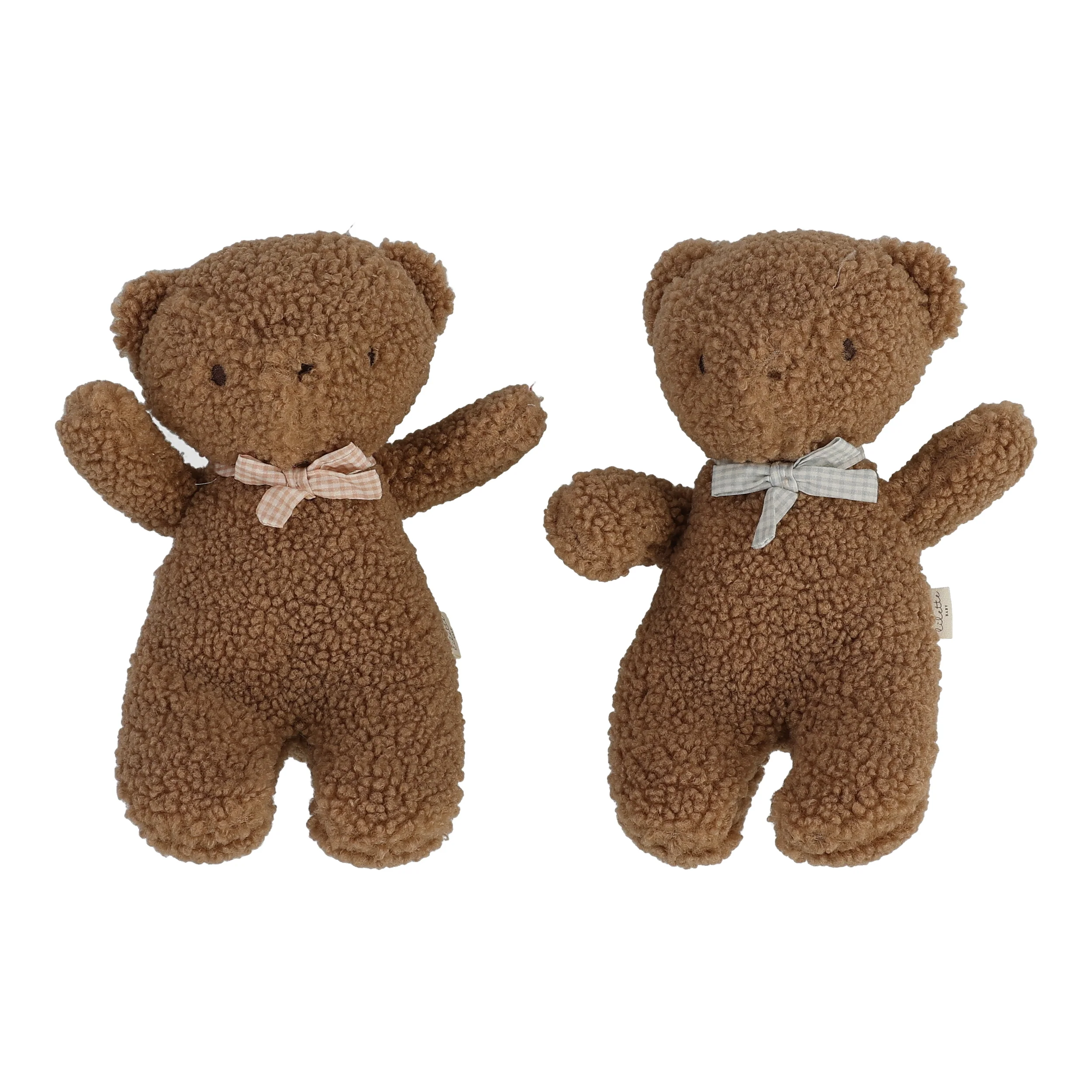 Lilette Bear With Bow - Brown/Dusty Pink - Image 2