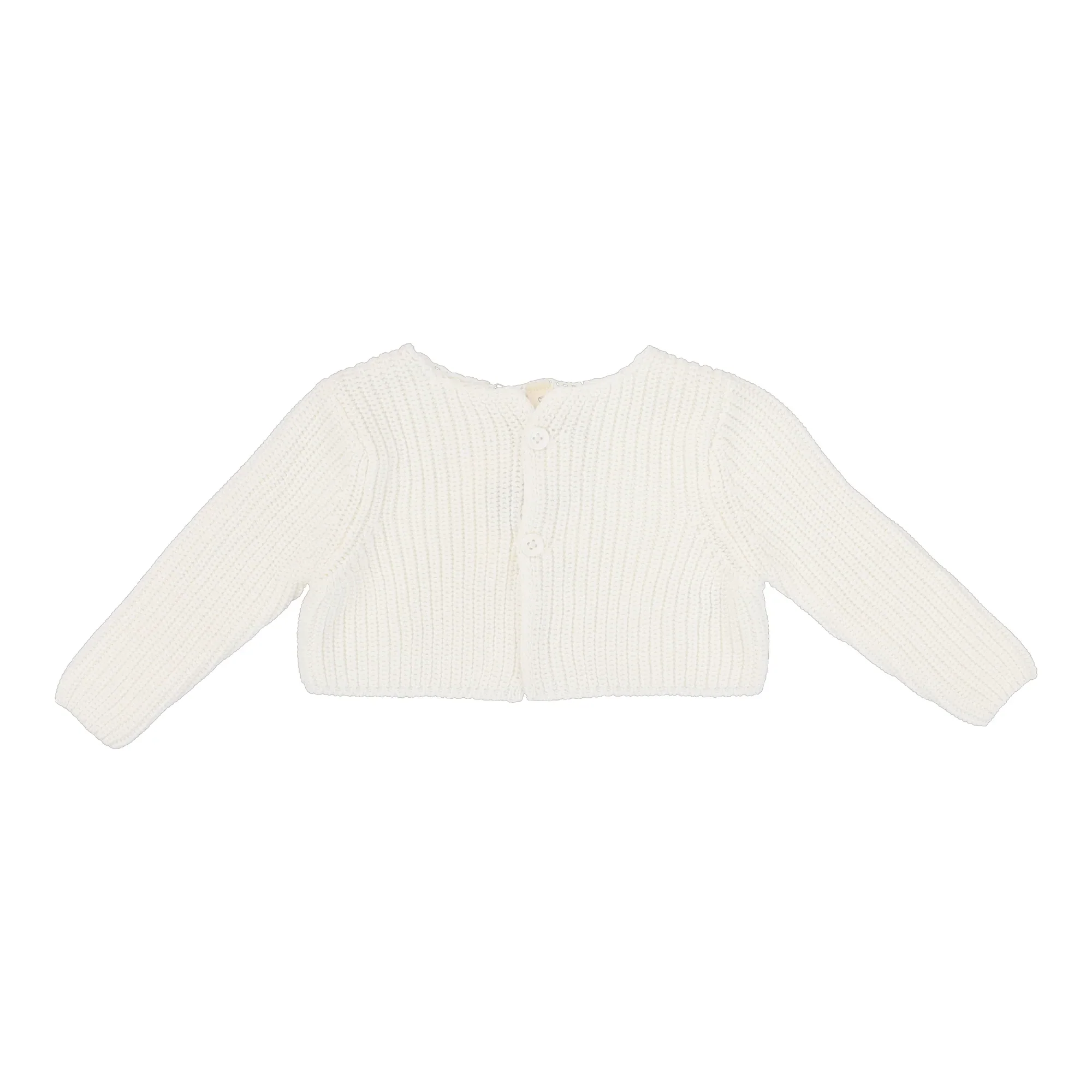 Lilette Chunky Knit Shrug - Winter White