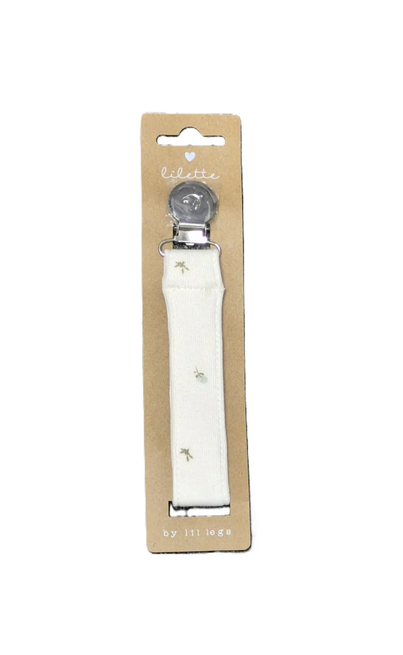 Lilette Pacifier Clips - Rosebud Blue
