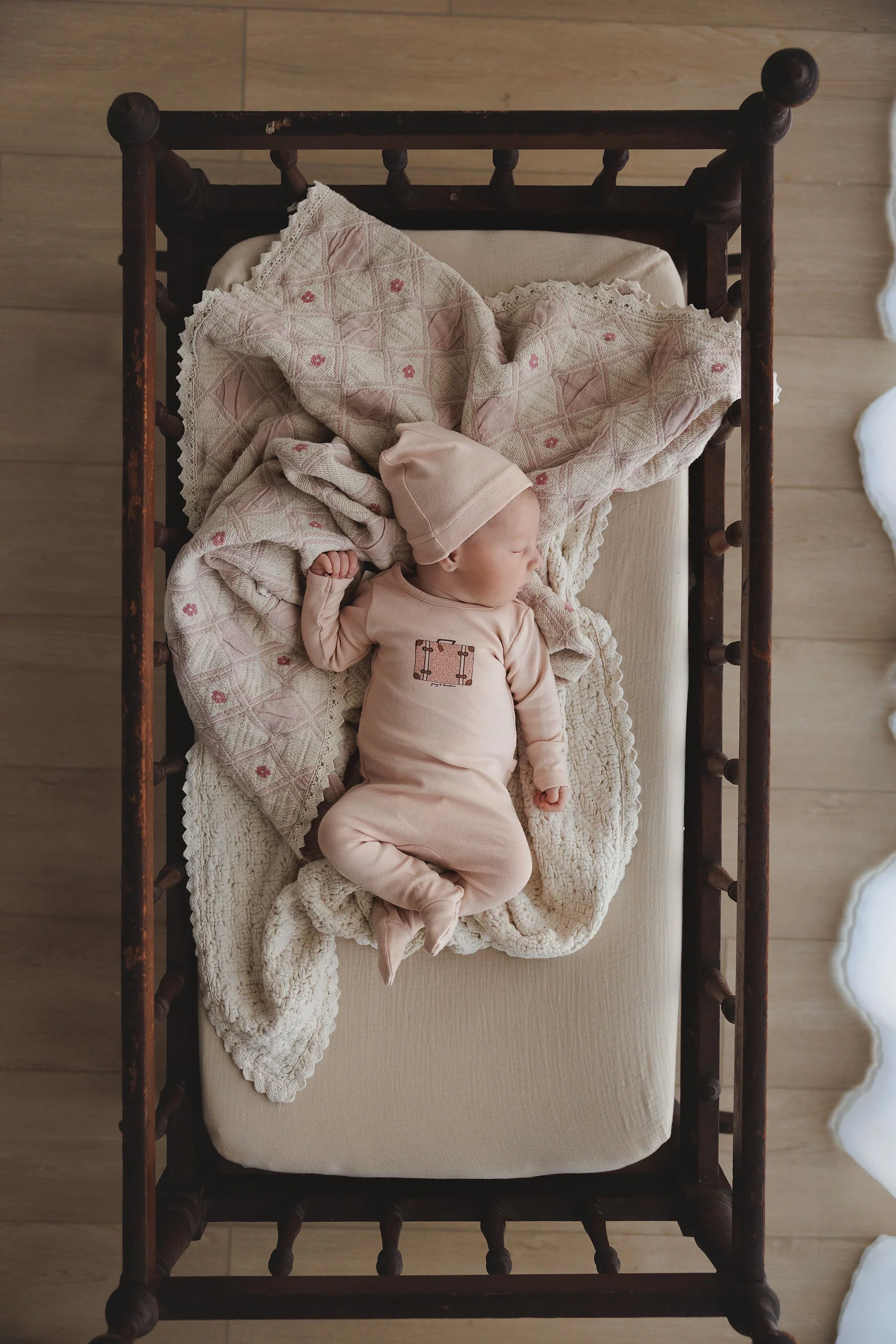Lilette Suitcase 3PC Layette Set  - Pink - Image 2