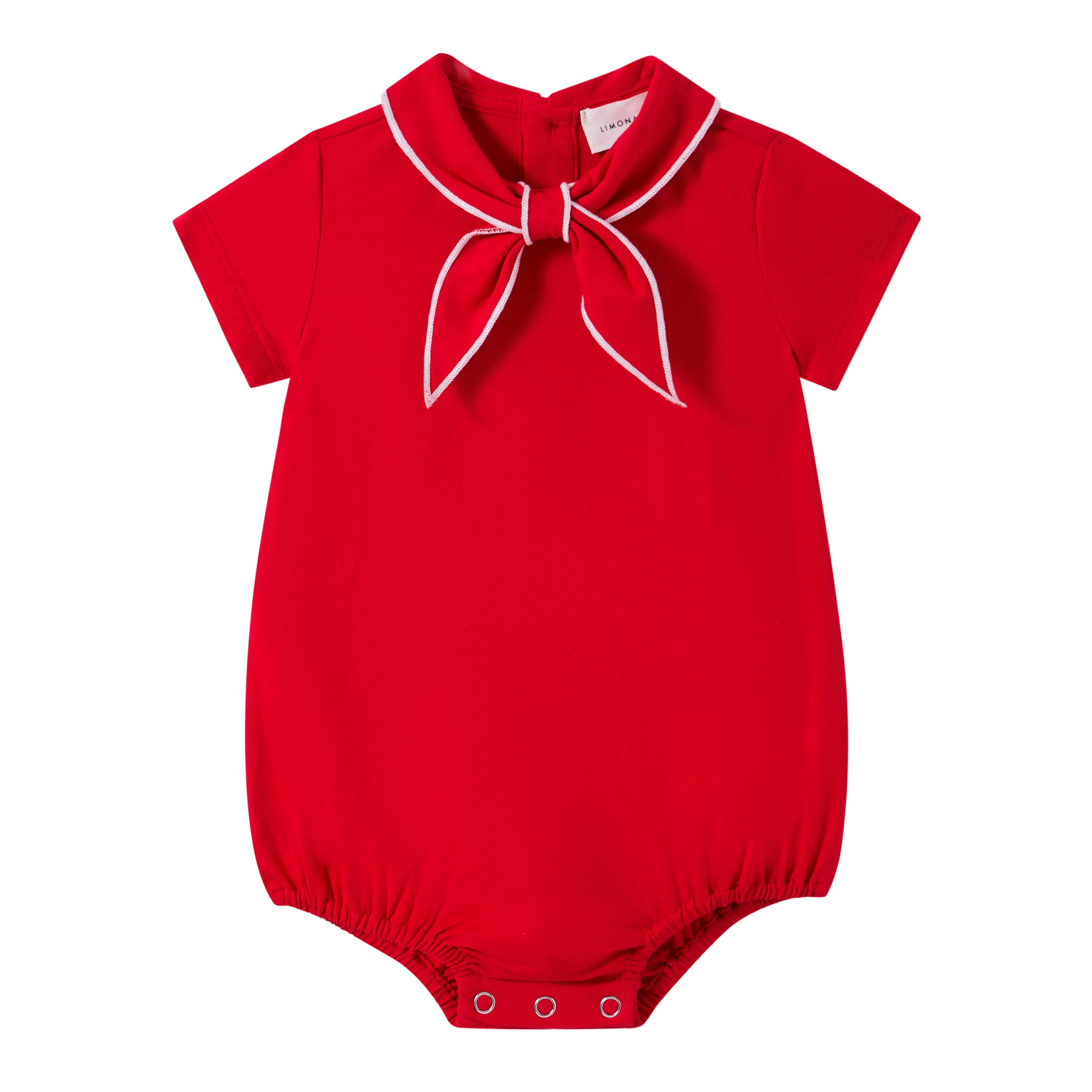 Limonana Coastal Girls Romper - Red