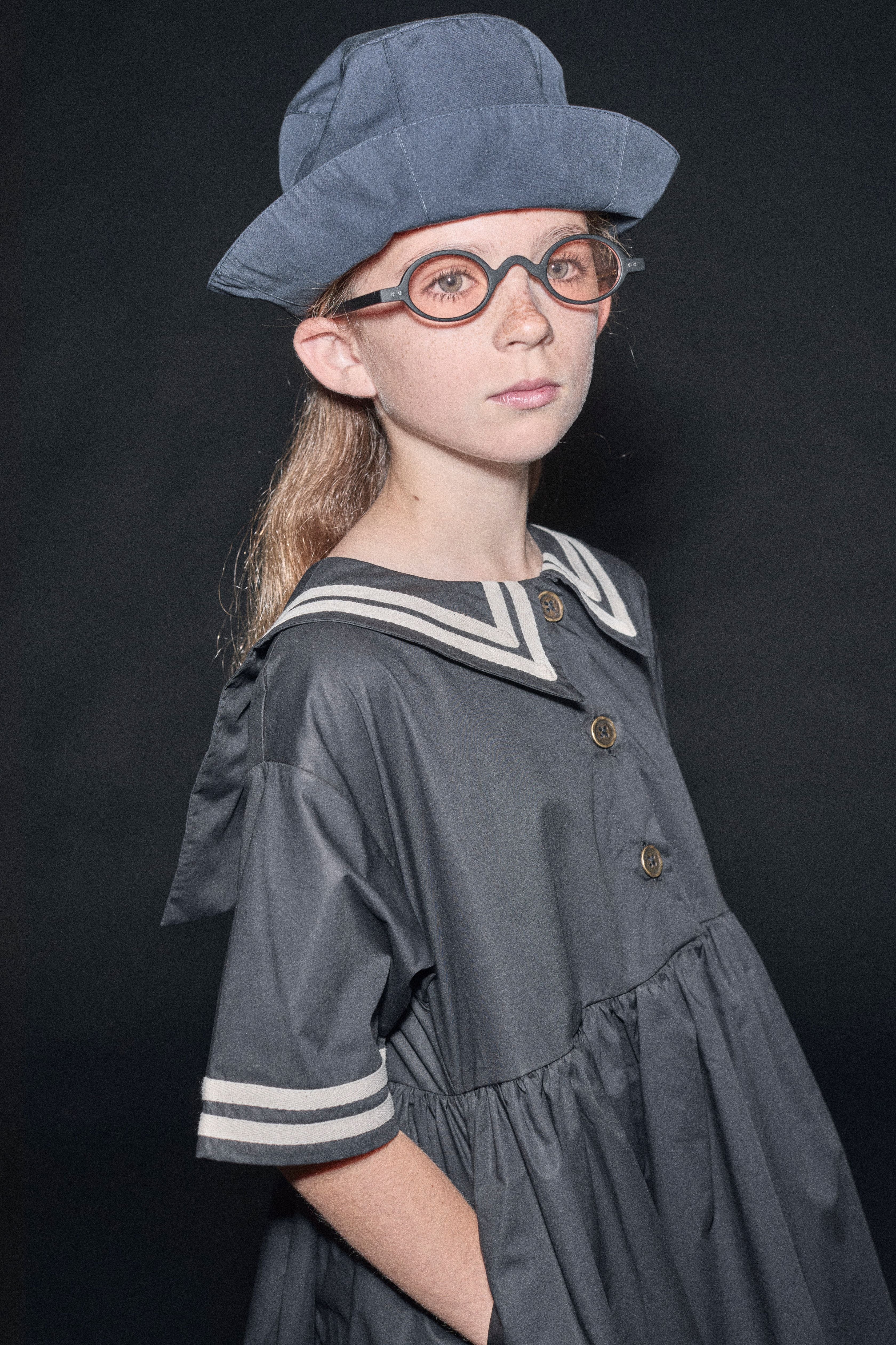 Little Creative Factory Black Sailor Dress - Image 4