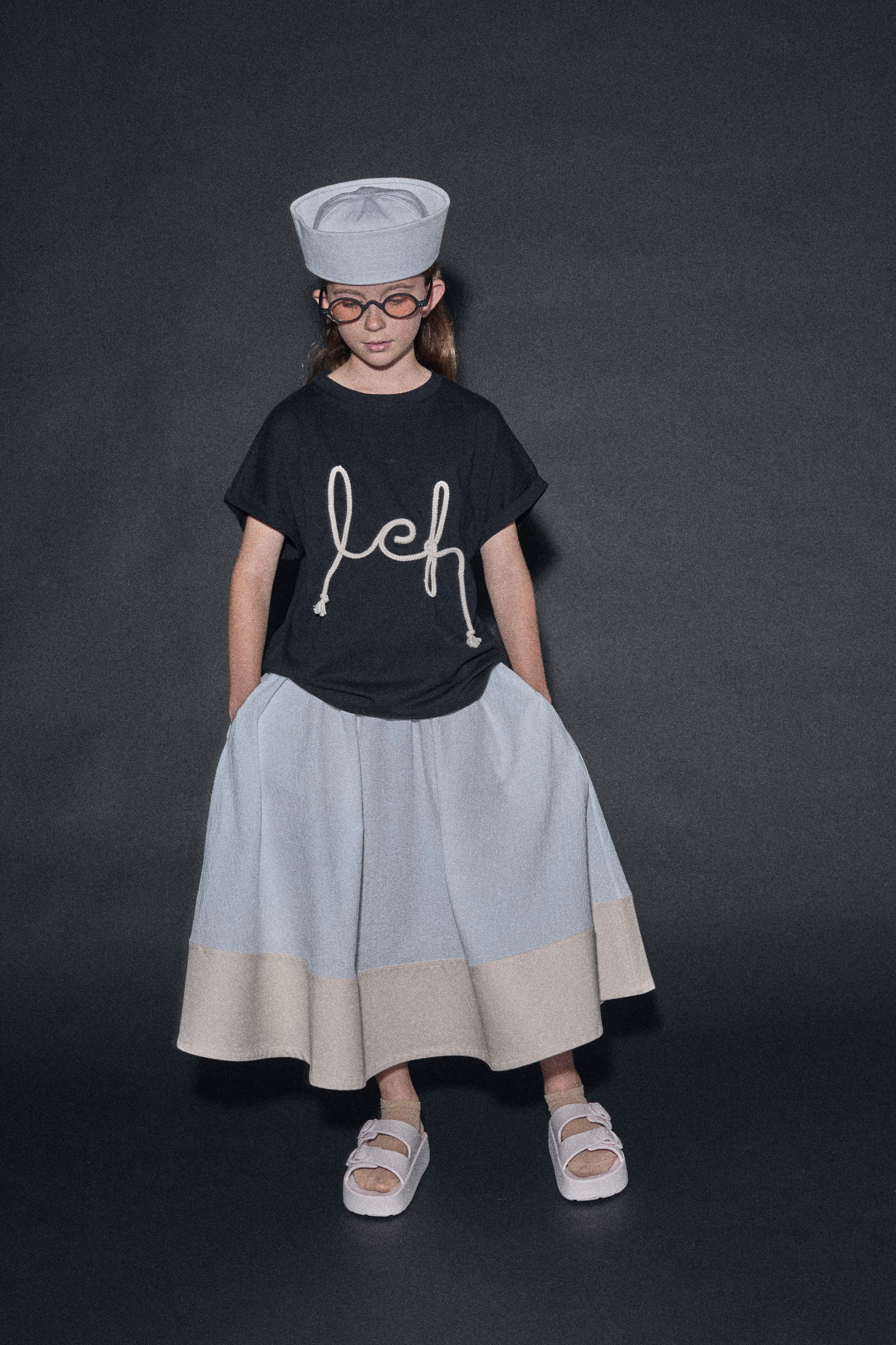 Little Creative Factory Black Soft LCF T-Shirt - Image 3