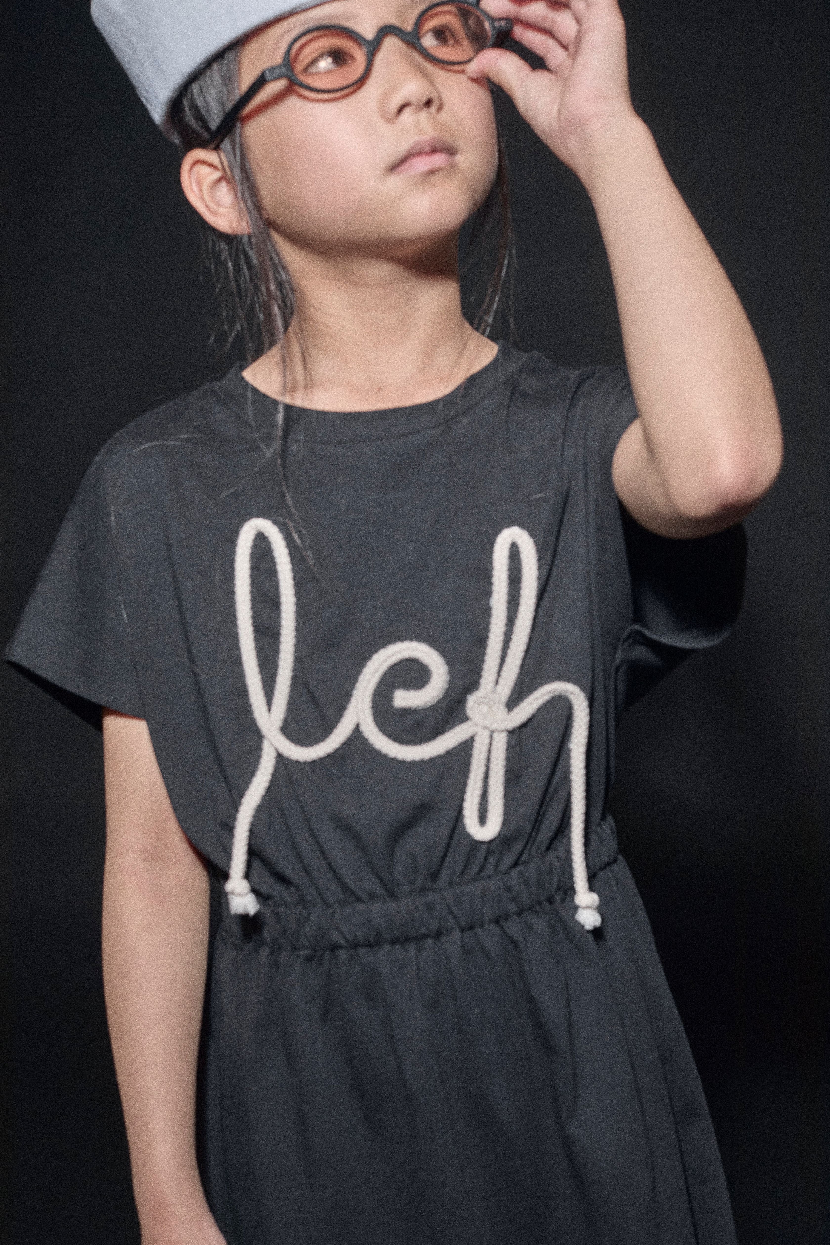Little Creative Factory Black Soft On Board Dress - Image 3