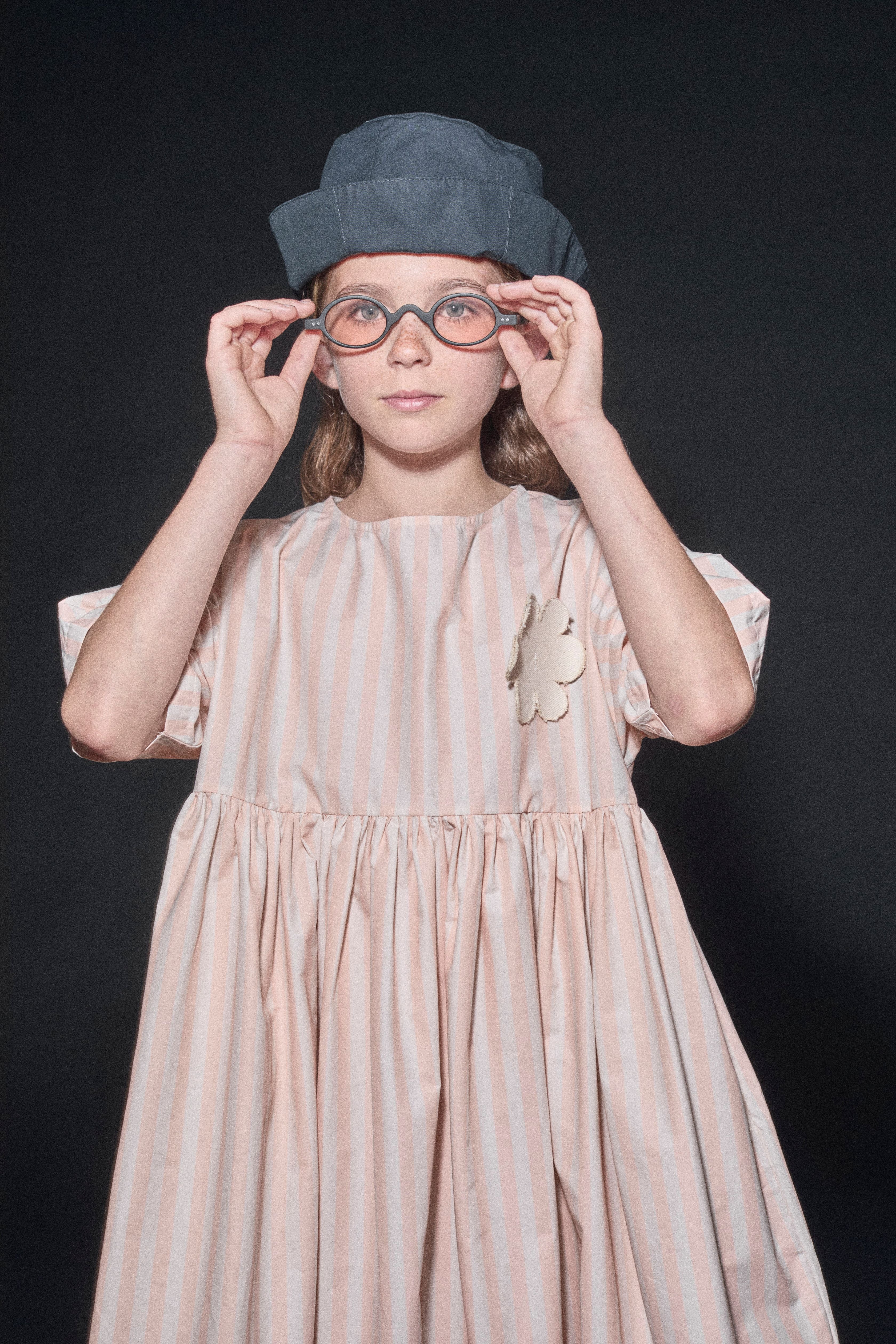 Little Creative Factory Cream And Light Apricot Anchor Dress - Image 3
