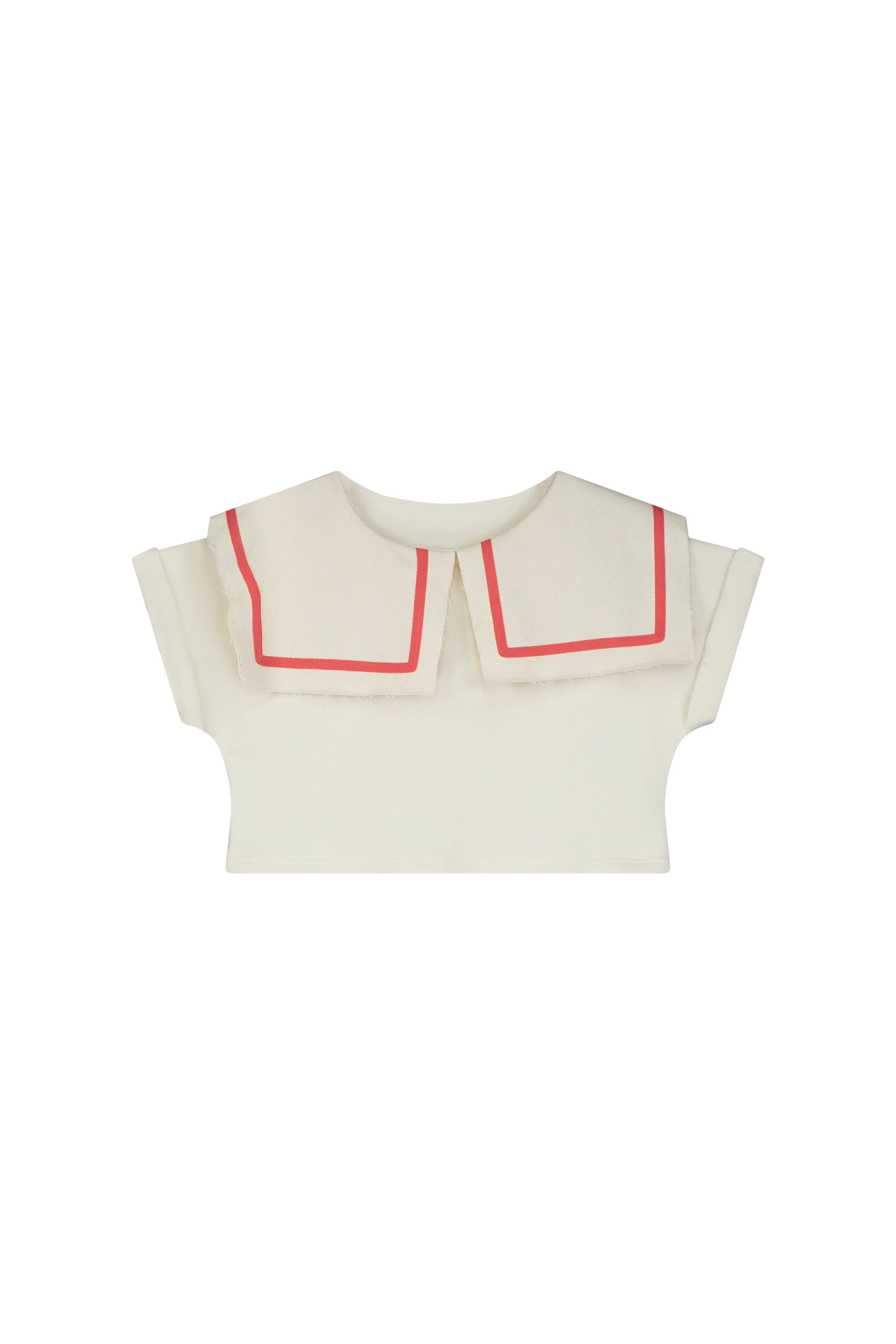 Little Creative Factory Cream Odissey Crop Sweatshirt