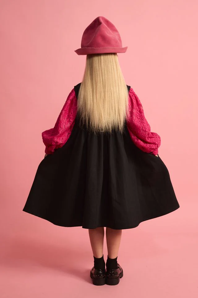 Little Creative Factory Denim Apron Dress - Image 3