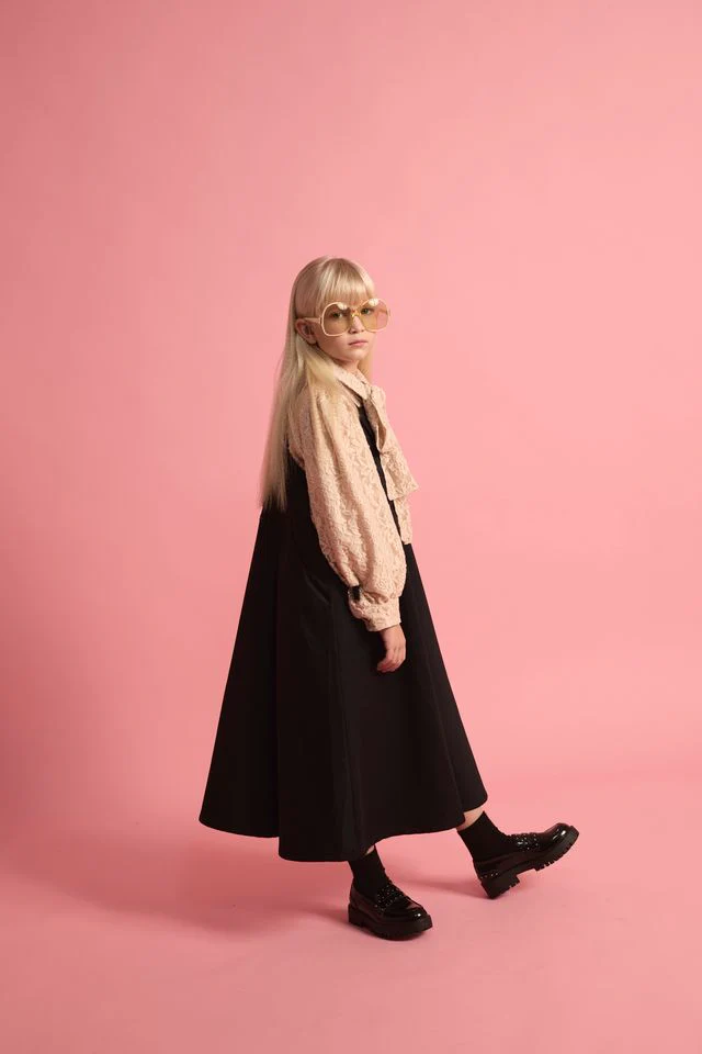 Little Creative Factory Denim Skirt Dungaree - Image 3