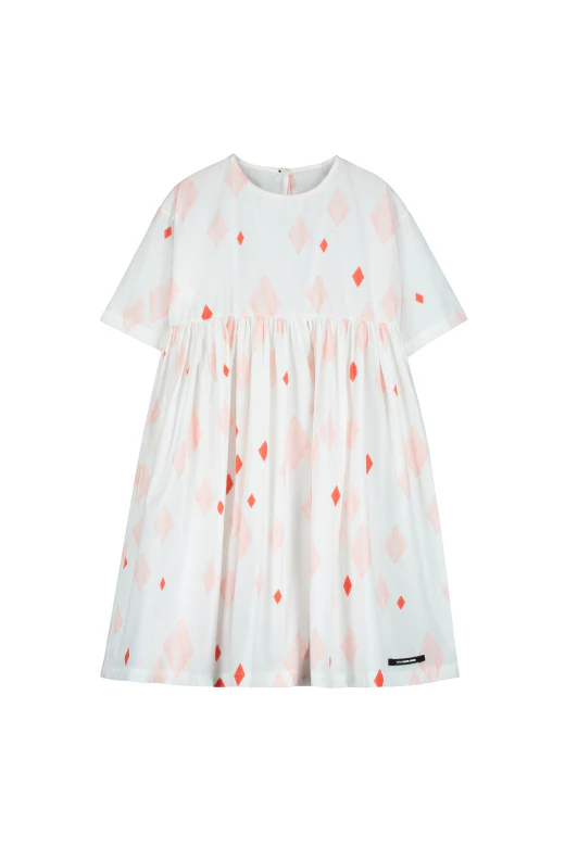 Little Creative Factory Joker Dress - White/Red