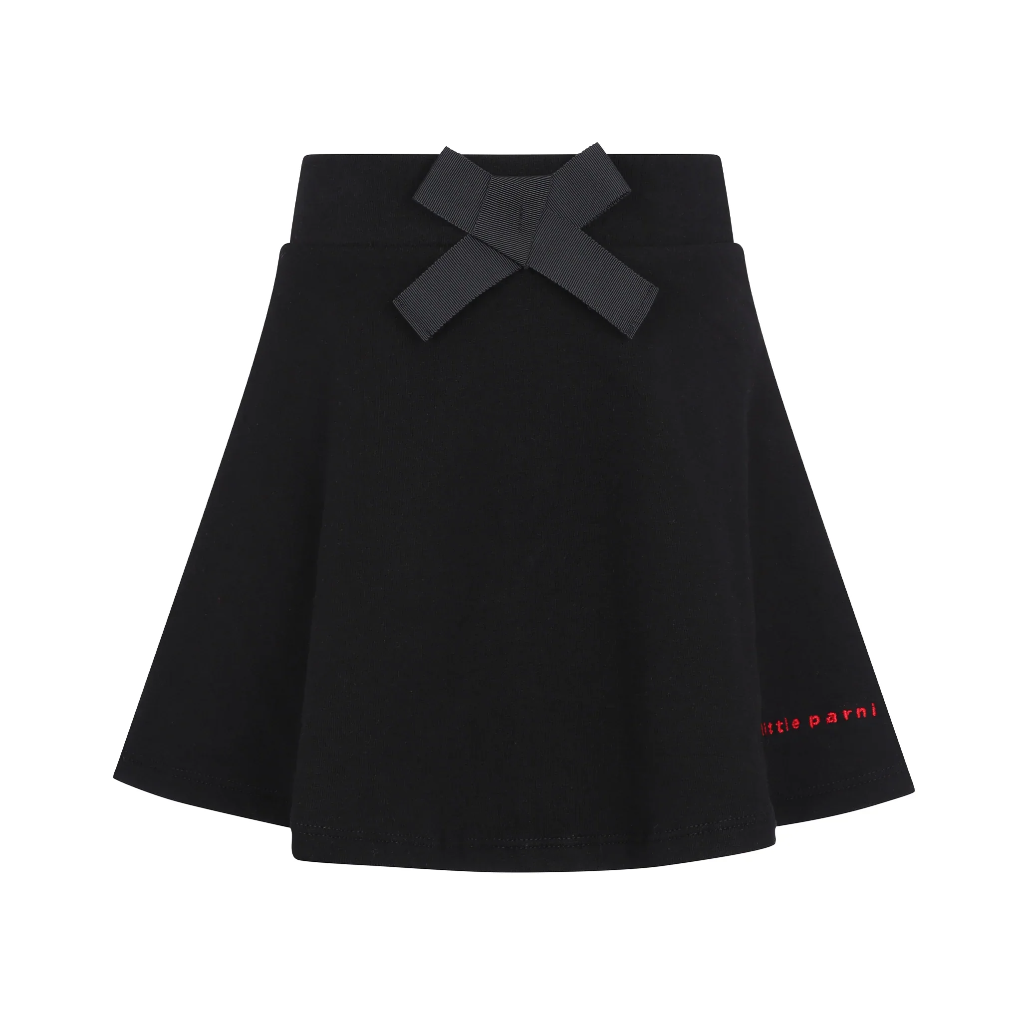 Little Parni Black Girls Short Skirt W Little Parni K462 - Black