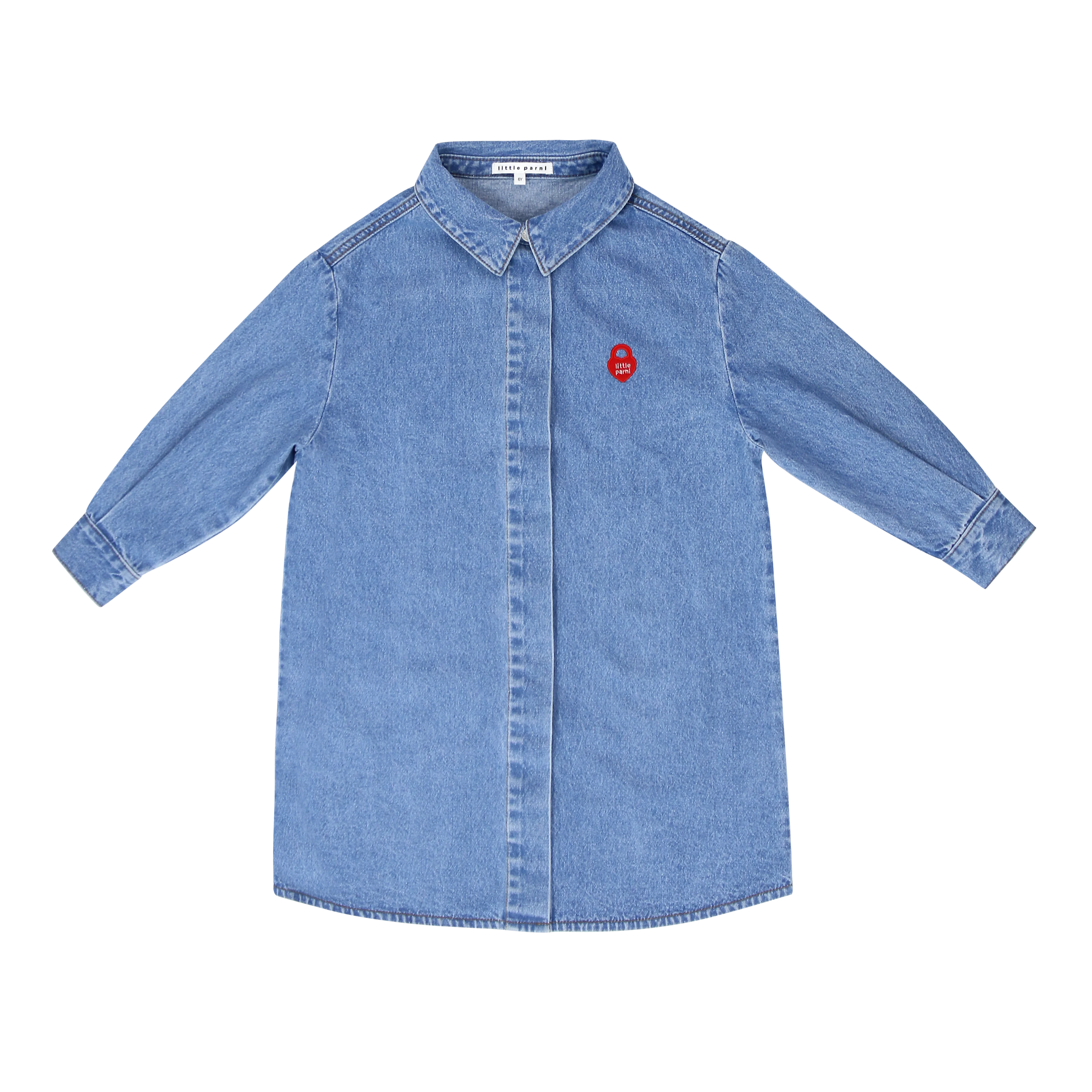 Little Parni Denim Shirtdress K498 - Blue