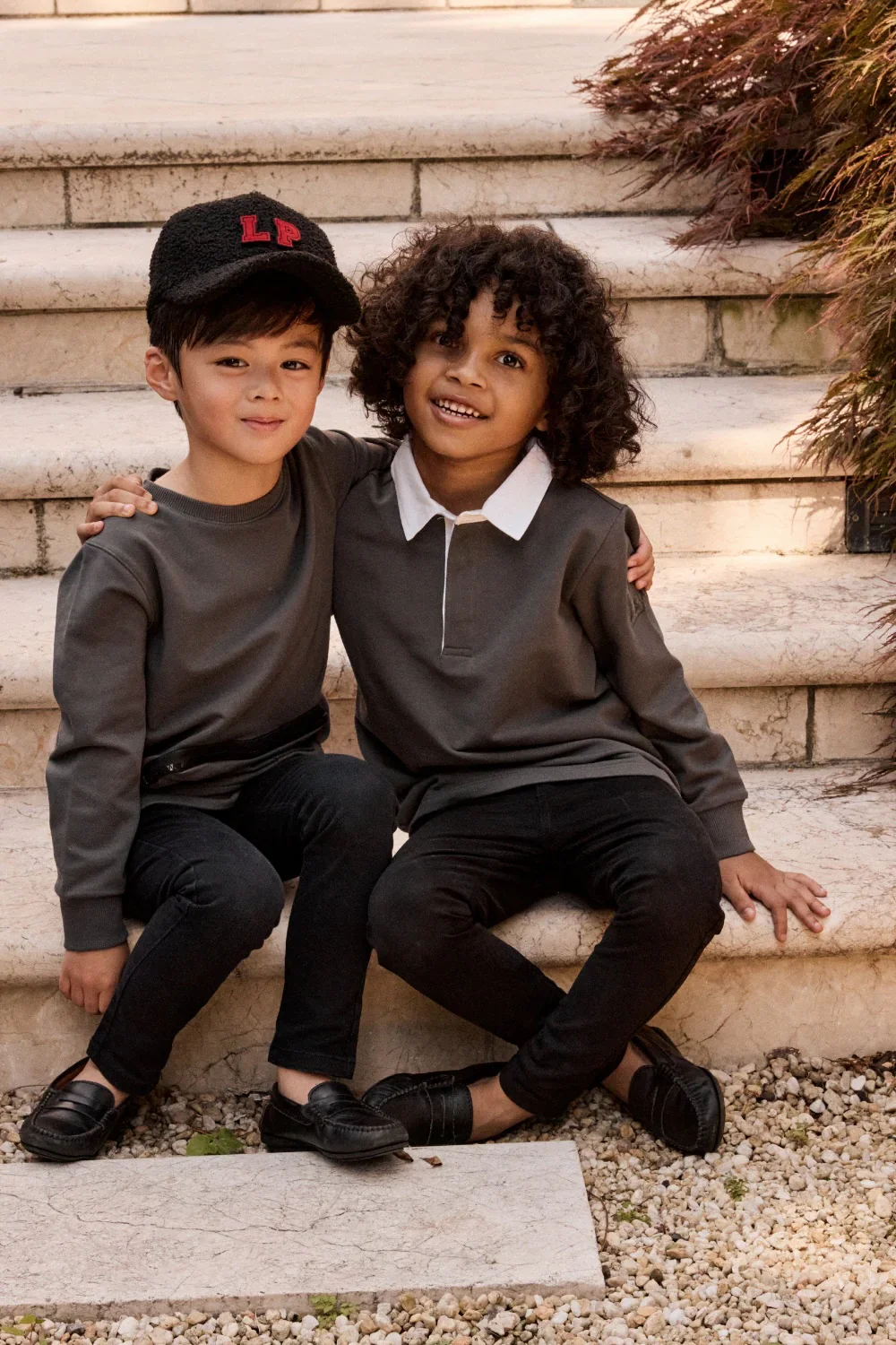 Little Parni Boys Pocket Sweatshirt (K587) - Grey - Image 2