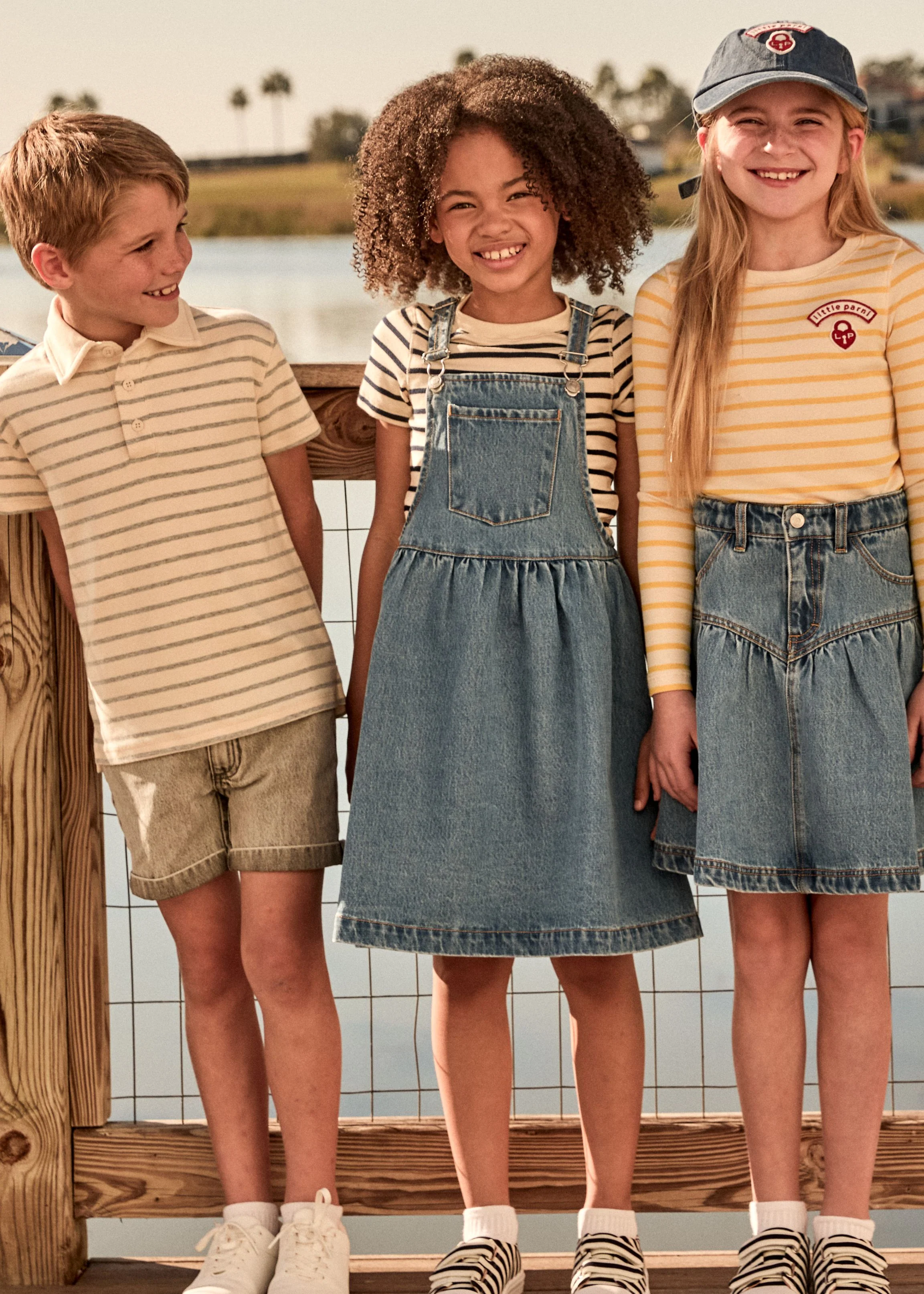 Little Parni Denim Jumper (K608) - Blue Denim - Image 2