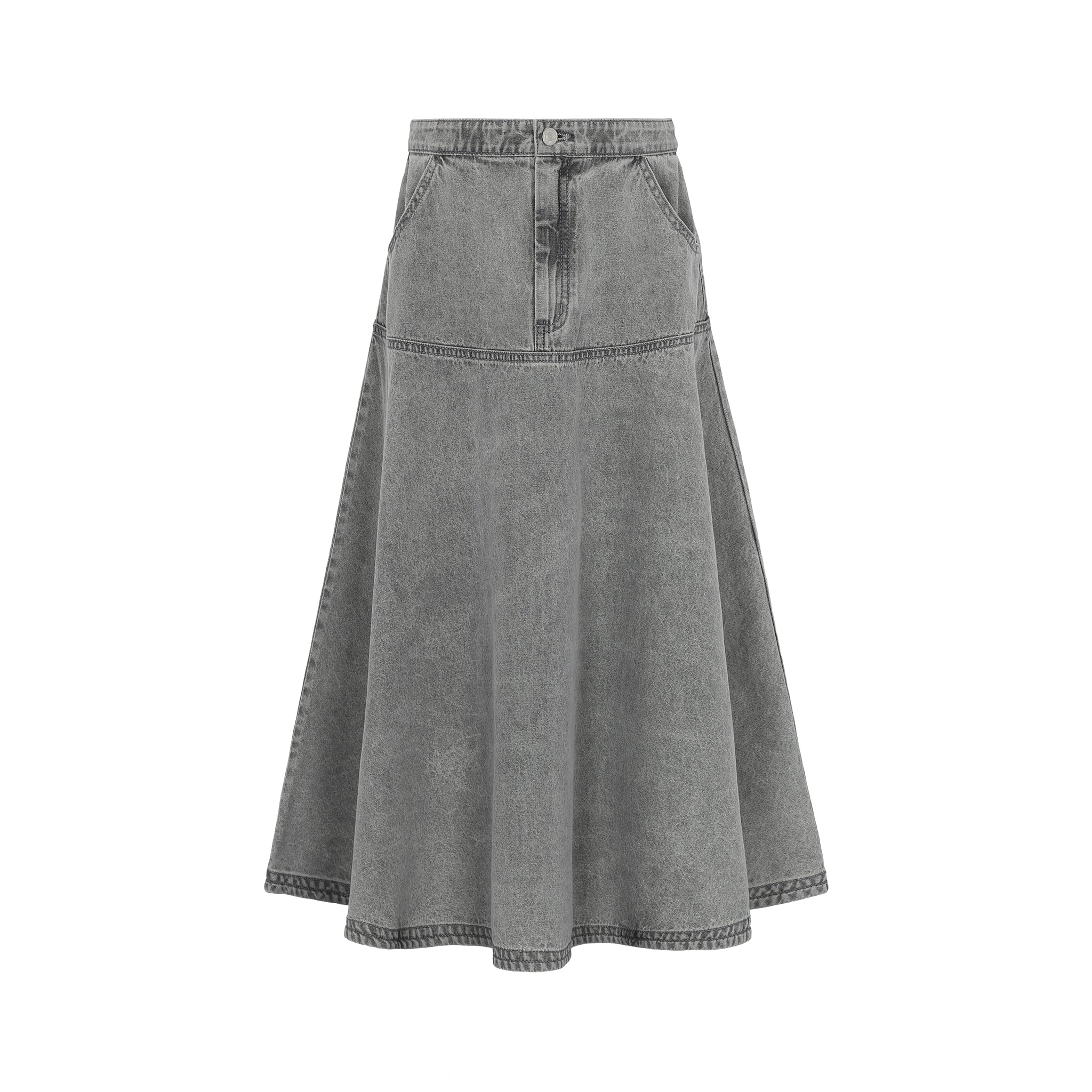 Little Parni Denim Teen Skirt K504 - Grey