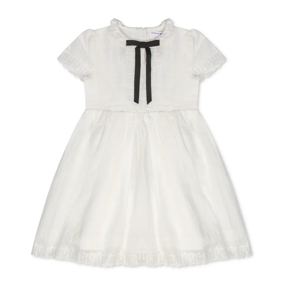 Little Parni Evening Bow Dress (K629) - Short Sleeve