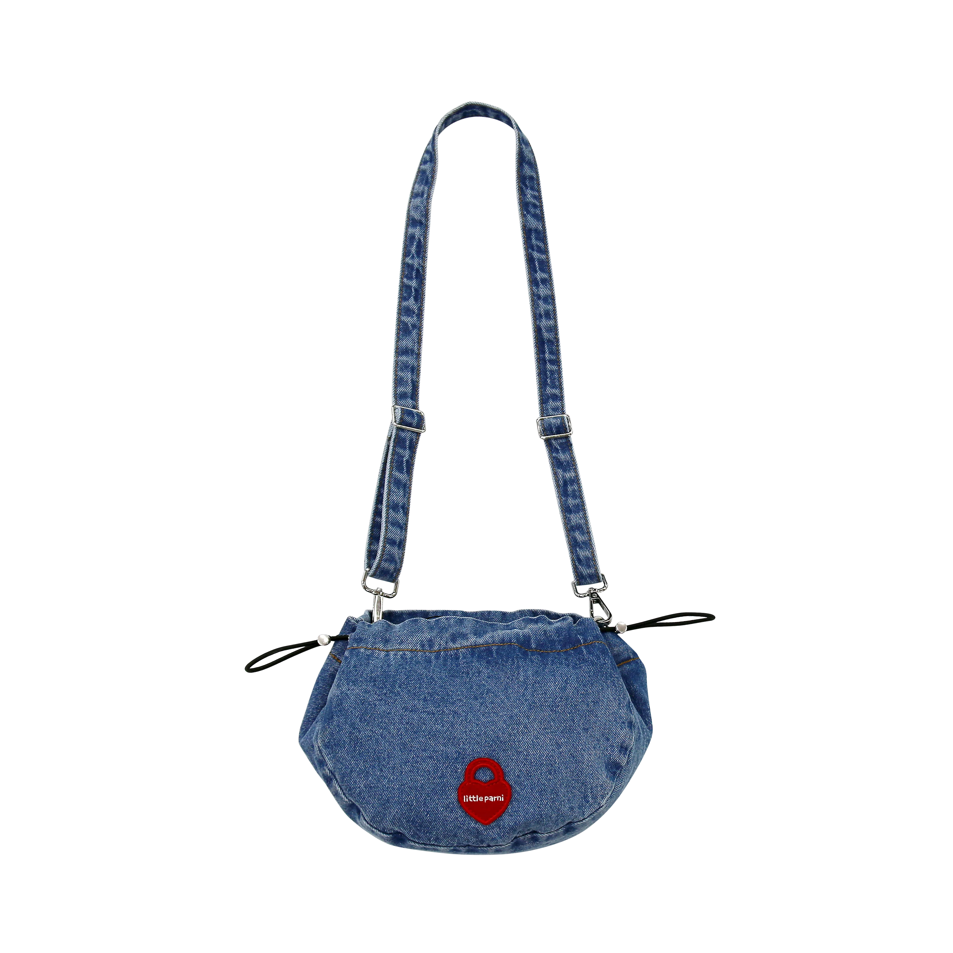 Little Parni Denim Messenger Bag K515 - Blue