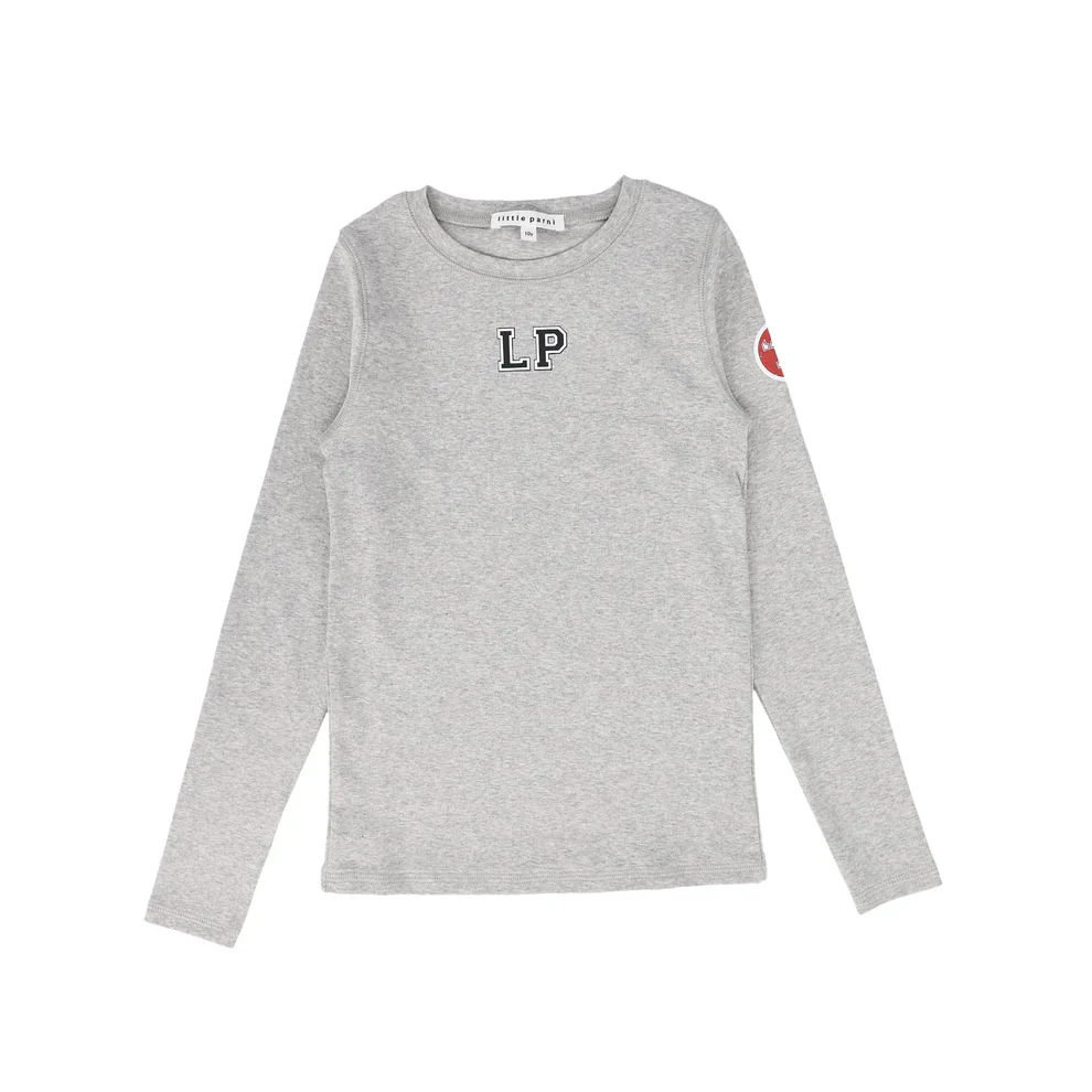 Little Parni Girls Est Long Sleeve Tshirt K510 - Grey