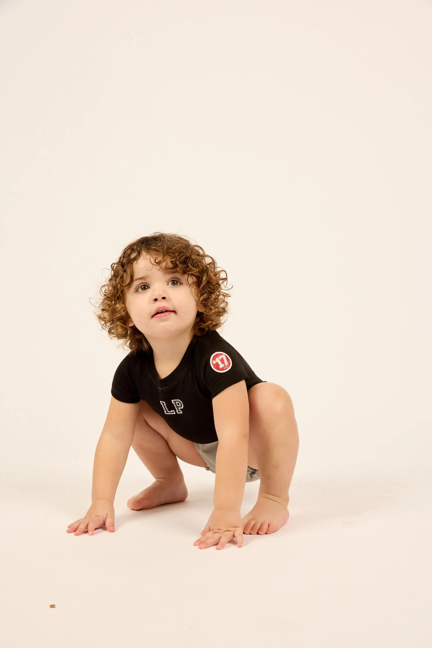 Little Parni Girls Est Short Sleeve Tshirt K509 - Black - Image 2