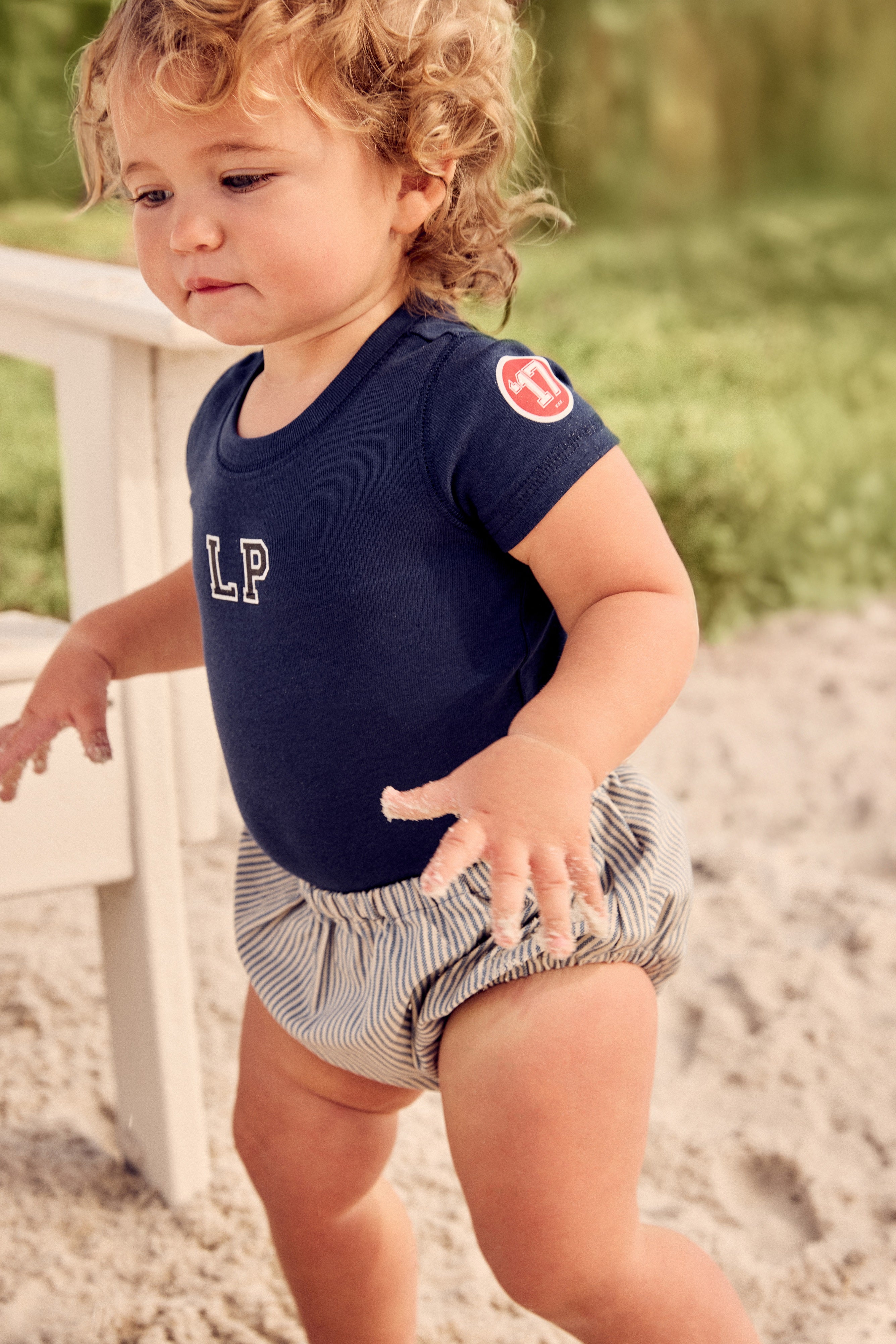 Little Parni Girls Est Short Sleeve Tshirt K509 - Blue - Image 2