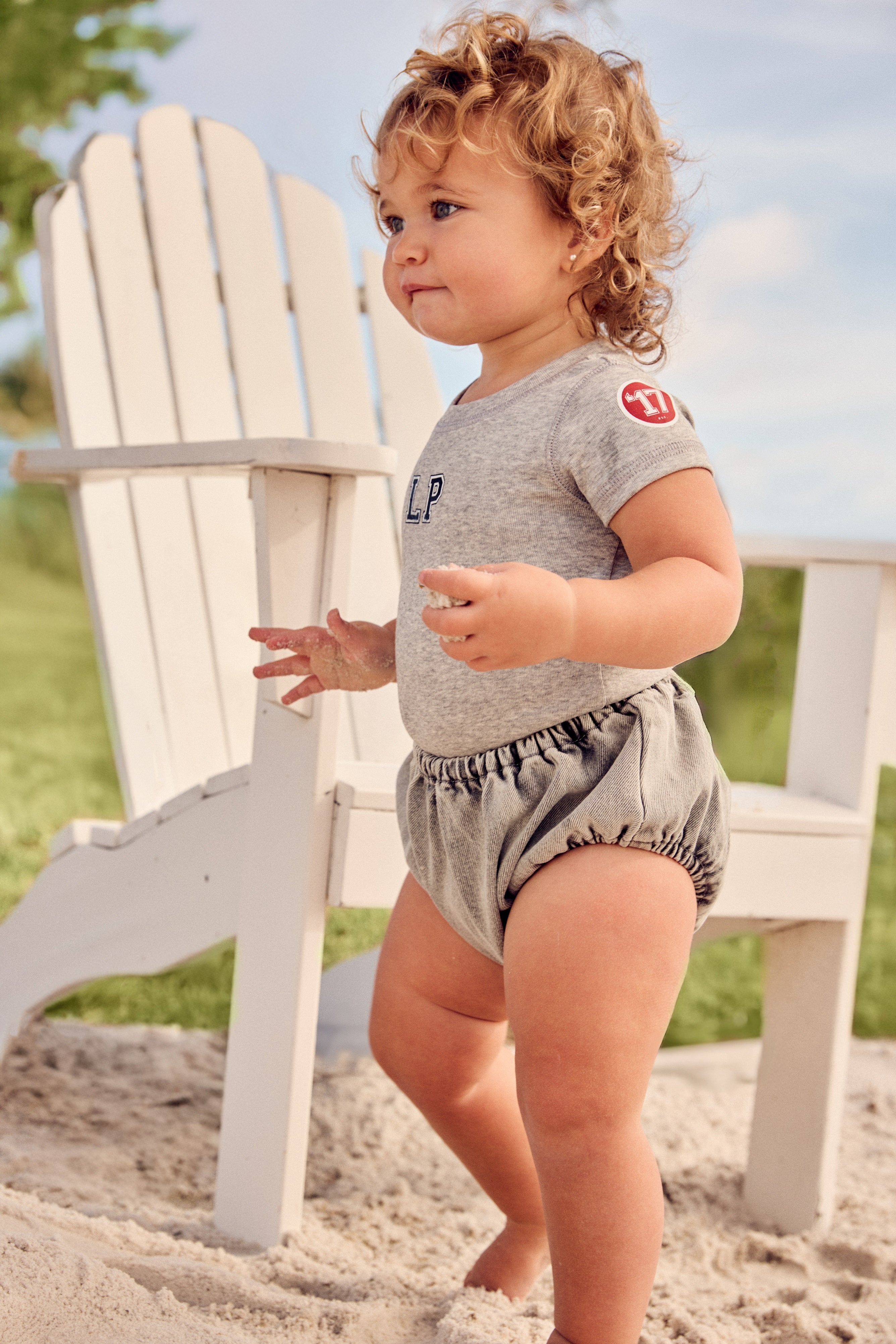 Little Parni Girls Est Short Sleeve Tshirt K509 - Grey - Image 2