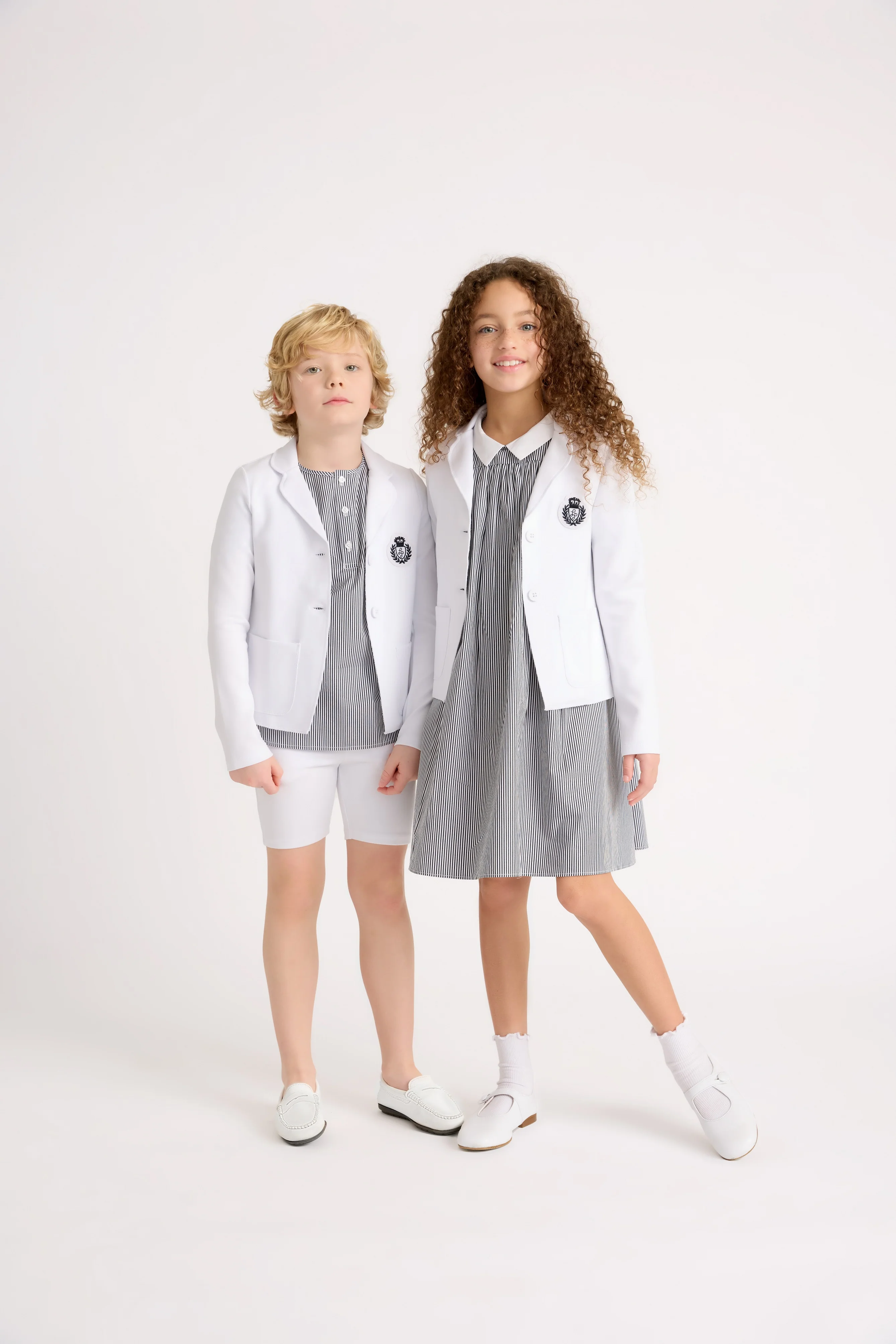 Little Parni K410 Milano Milano Boy's Shorts - White - Image 2