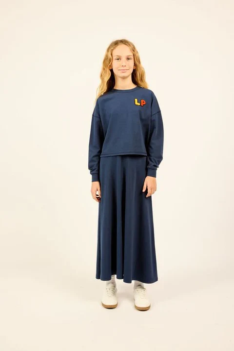 Little Parni LP Maxi Skirt K495 - Navy - Image 2