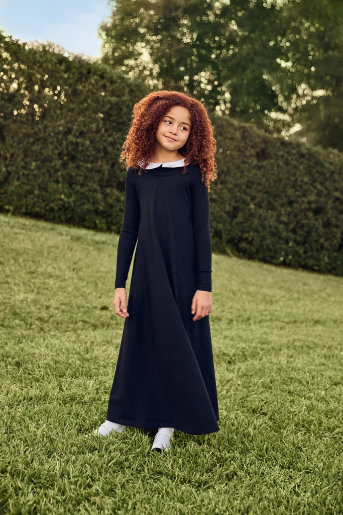 Little Parni Maxi Dress K529 - Black