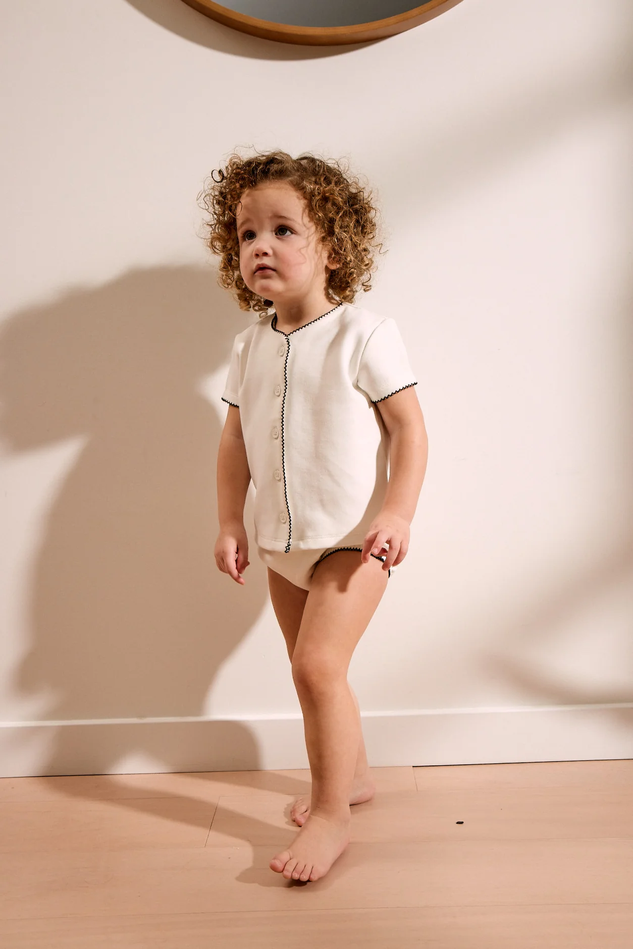 Little Parni Ivory Milano Tank and Cardigan Set - Image 2