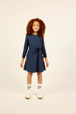 Little Parni Pocket Dress K488 - Navy