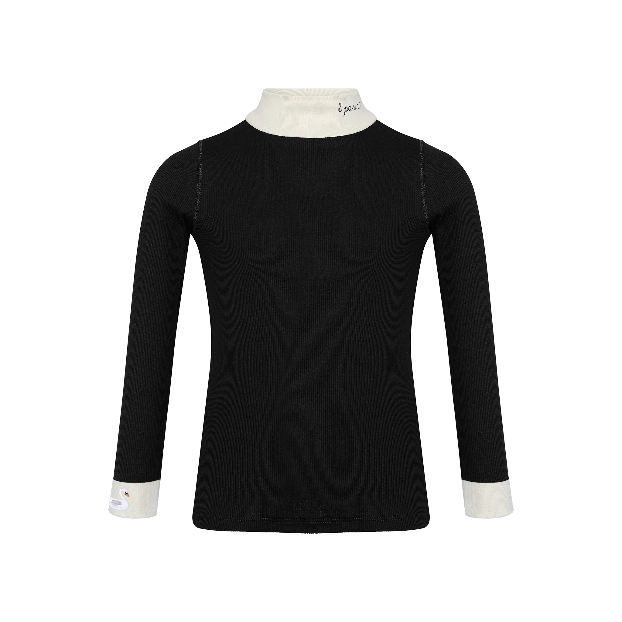Little Parni Turtleneck (K544) - Black - Image 2