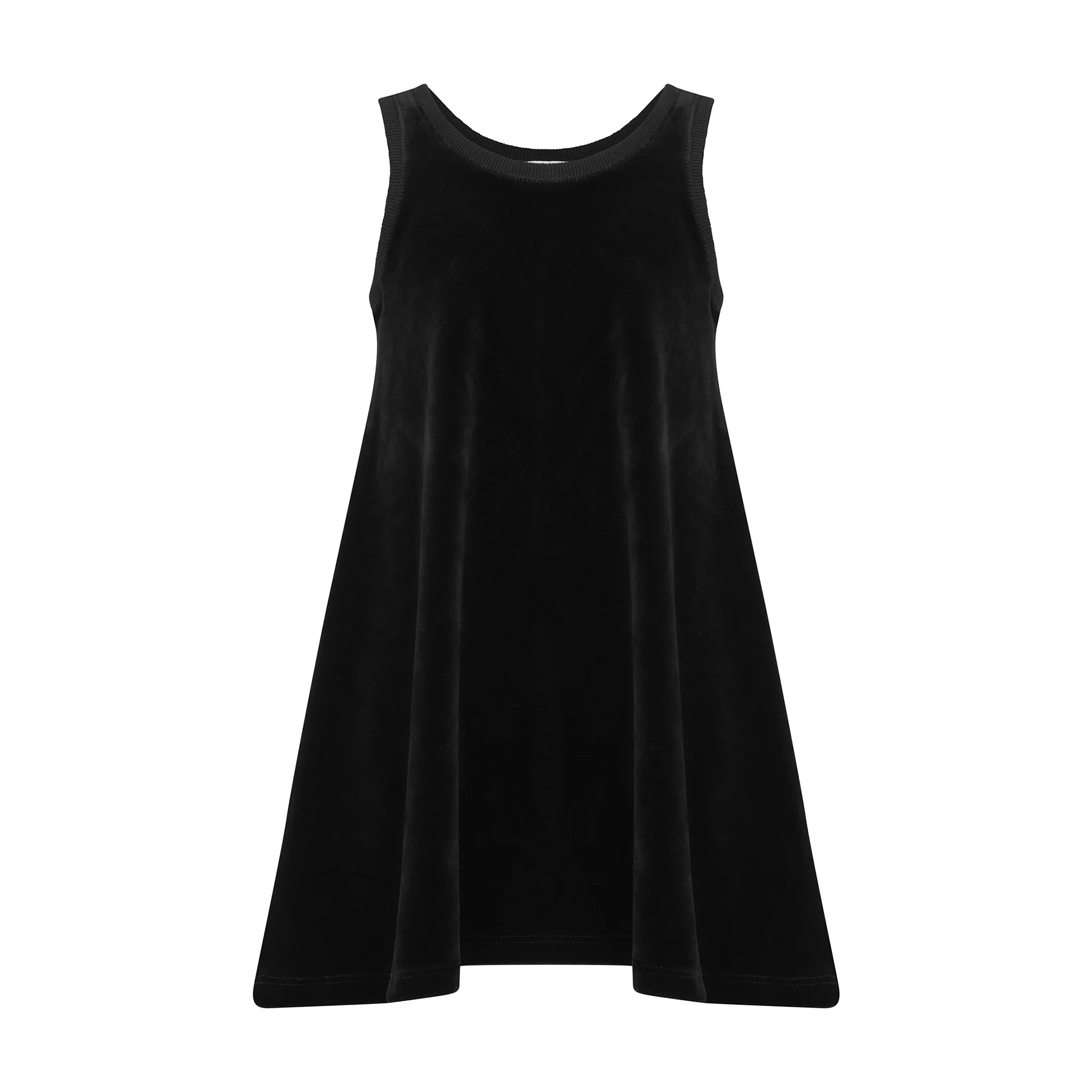 Little Parni Velour Short Jumper (K540) - Black - Image 2