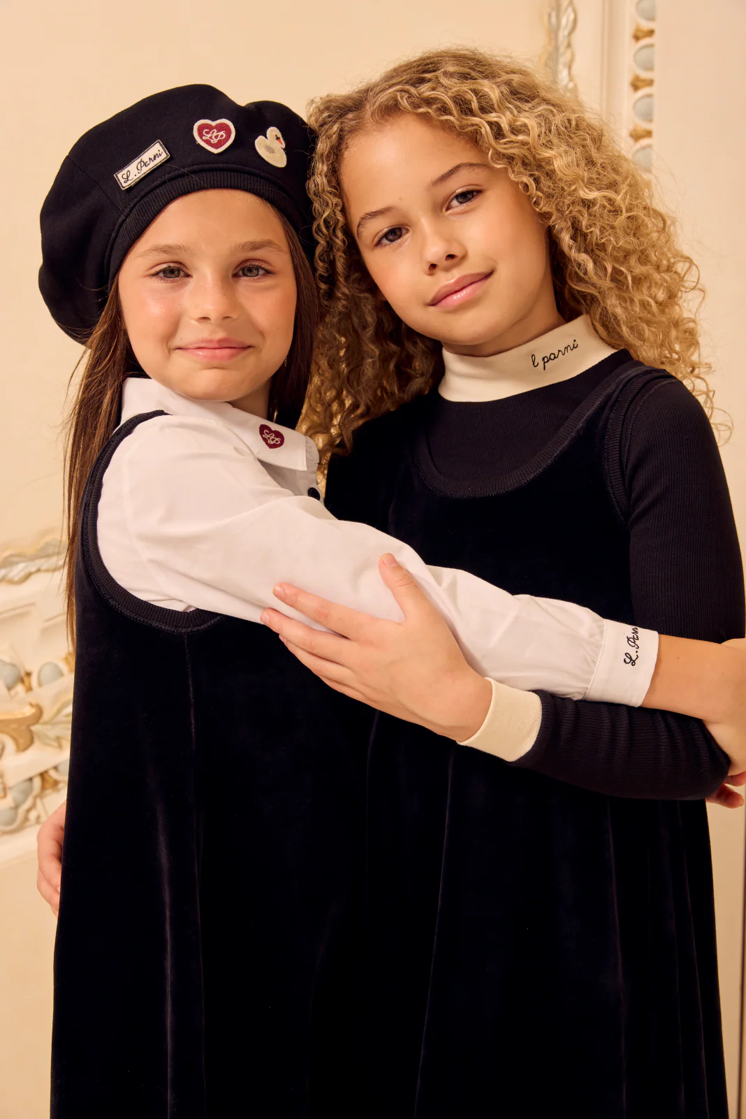 Little Parni Velour Short Jumper (K540) - Black - Image 4