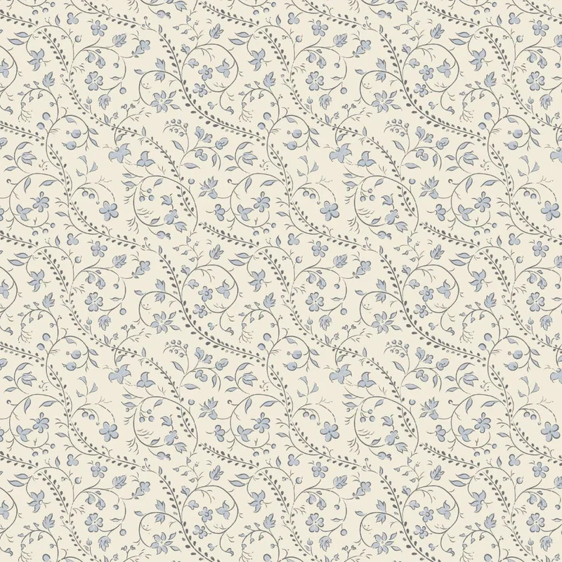 Little Threads Bluebell Heirloom Vine Muslin Blanket - Image 3