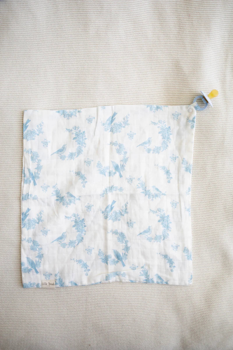 Little Threads Little Blue Bird Lovey - Image 2
