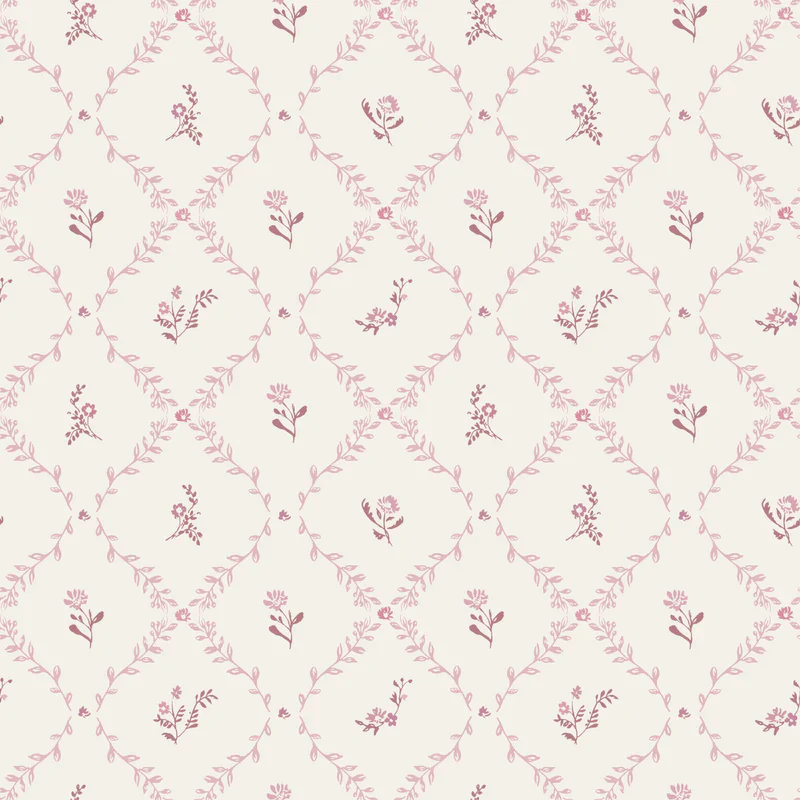 Little Threads Mauve Lattice Muslin Blanket - Image 3
