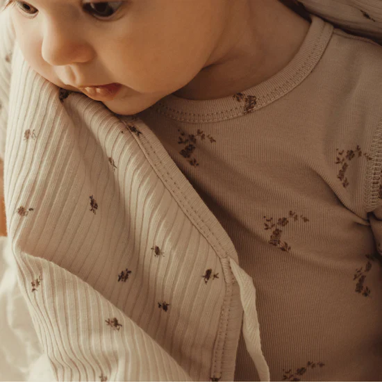 Lovely Littles - Printed Romper with Hat - Nola Pink - Image 3