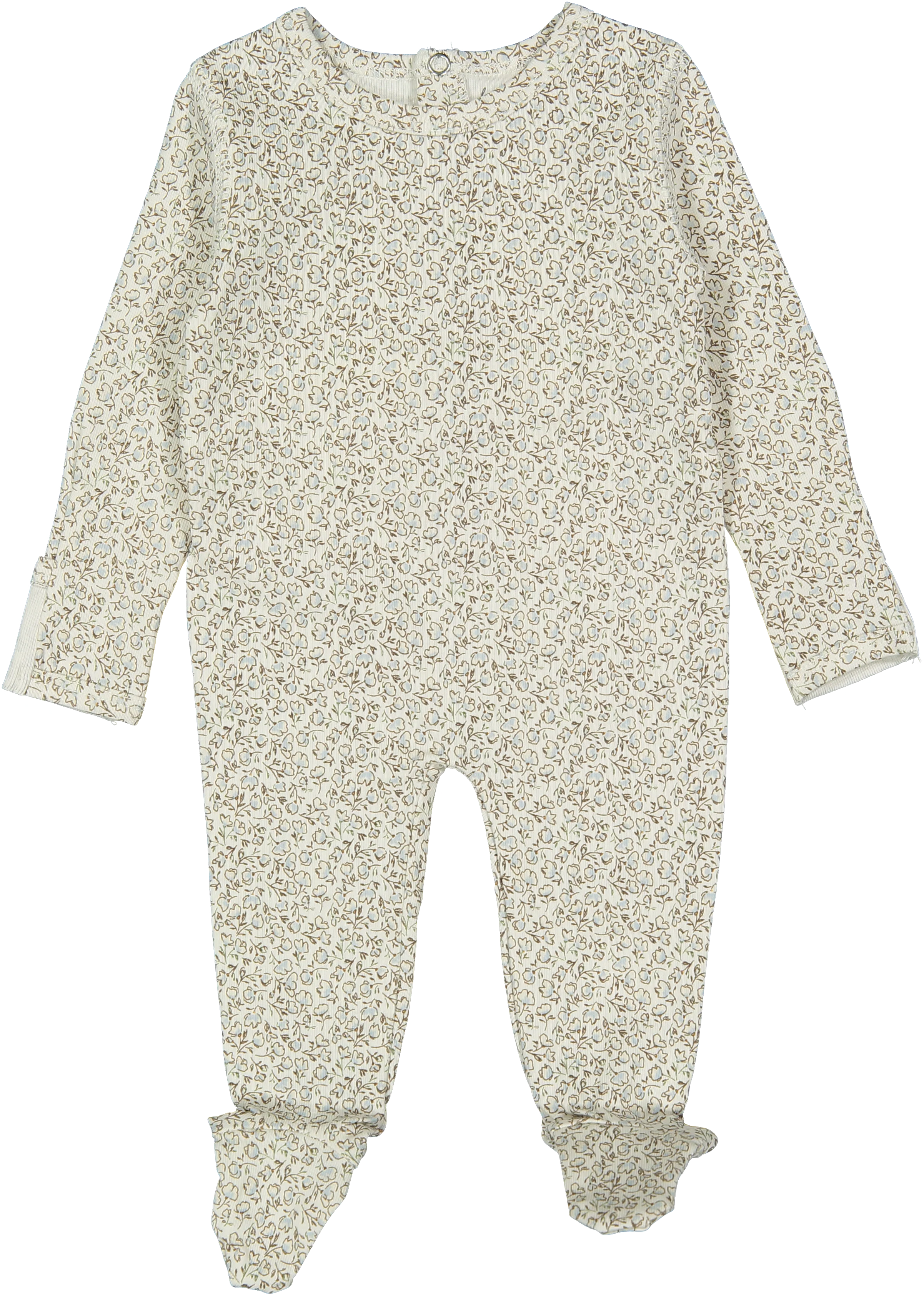 Lovely Littles - The Printed Romper - Paige Blue