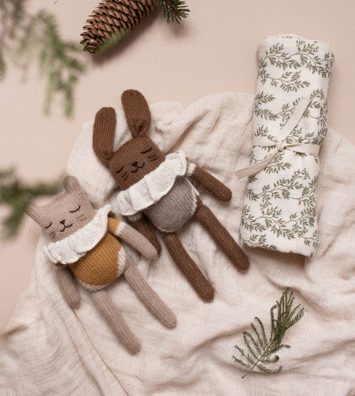 Main Sauvage Kitten Knit Toy - Ochre Bodysuit - Image 2