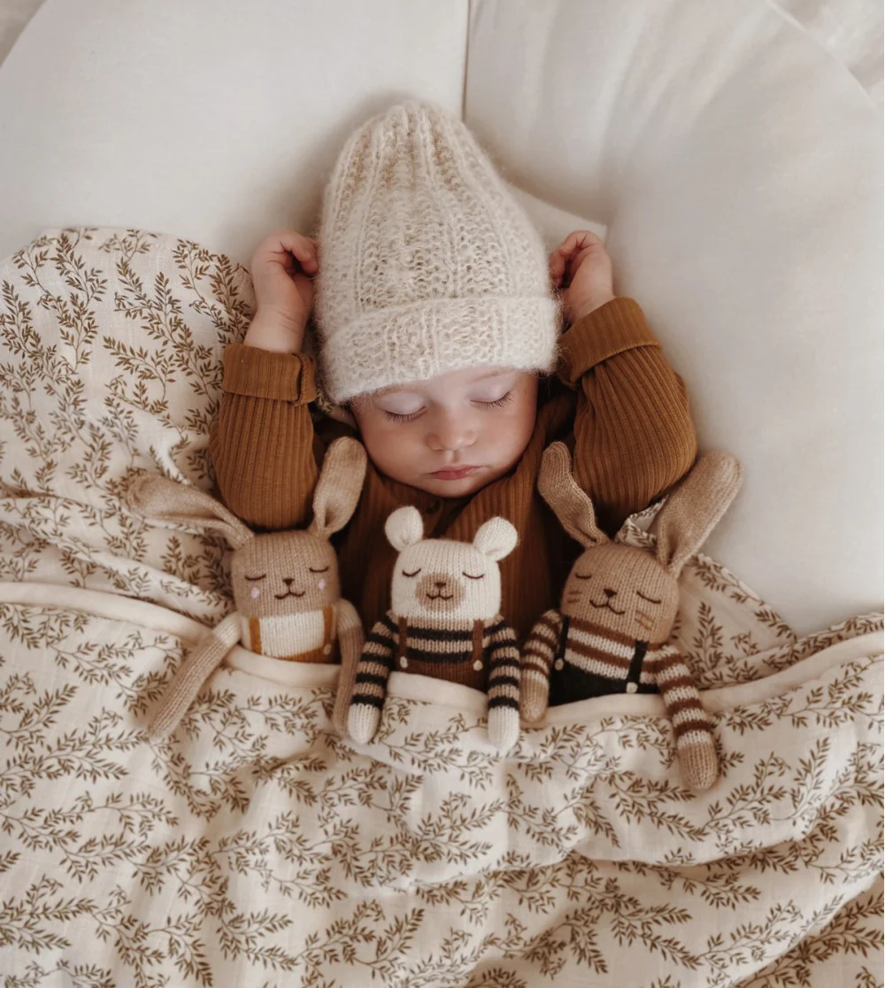 Main Sauvage Muslin Swaddle Blanket  - Bay Leaves - Image 2