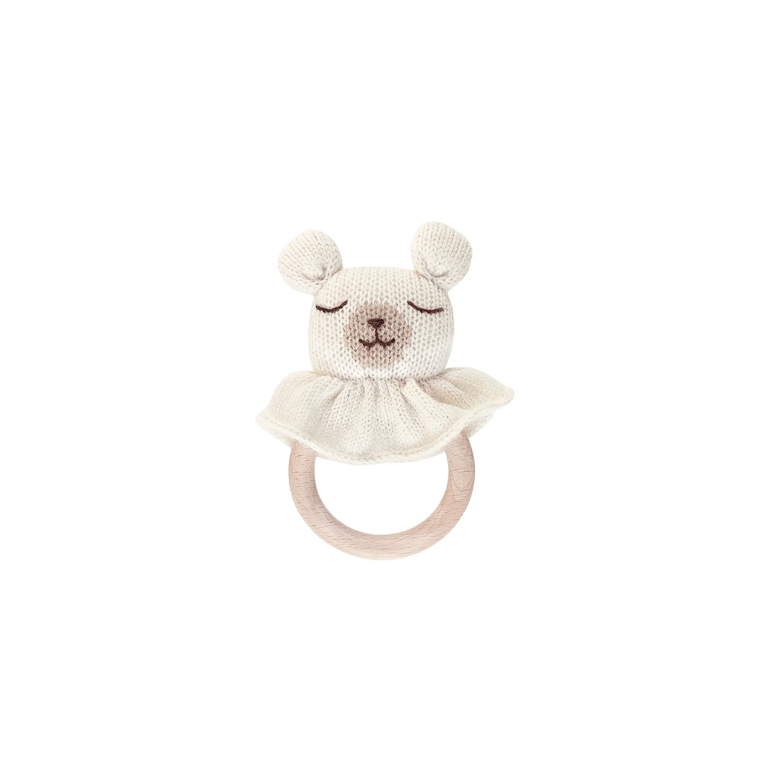 Main Sauvage Polar Bear Teething Ring