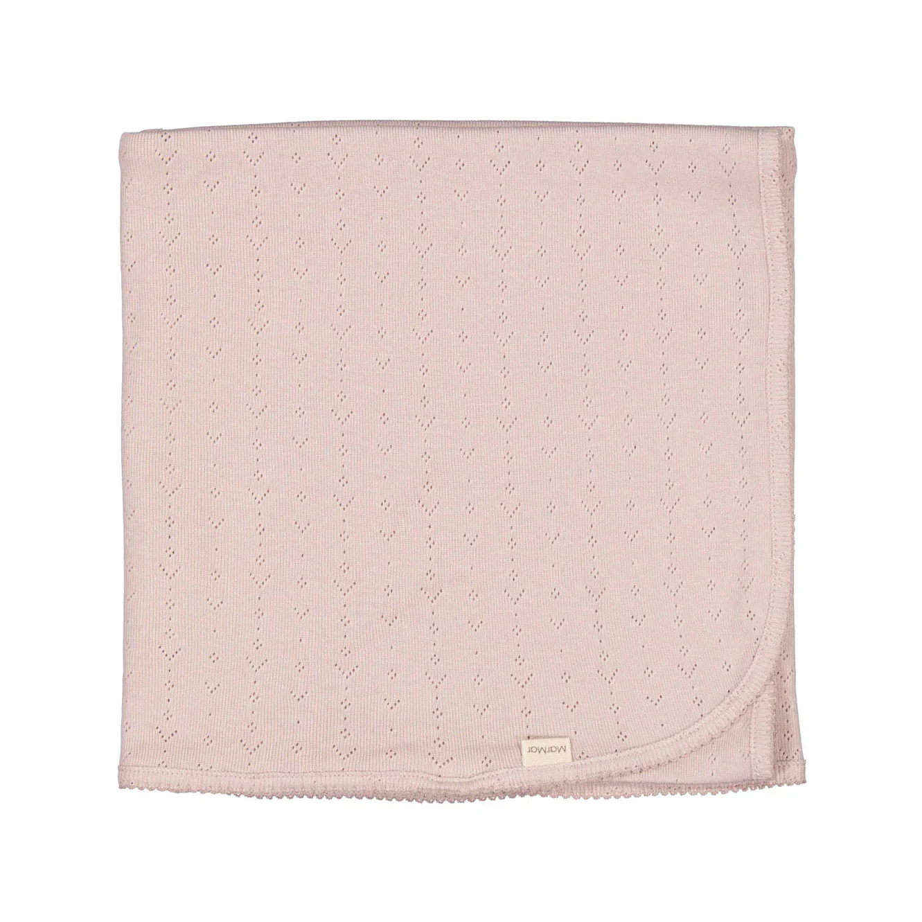 Marmar Modal Pointelle Alida Baby Blanket - Faded Rose