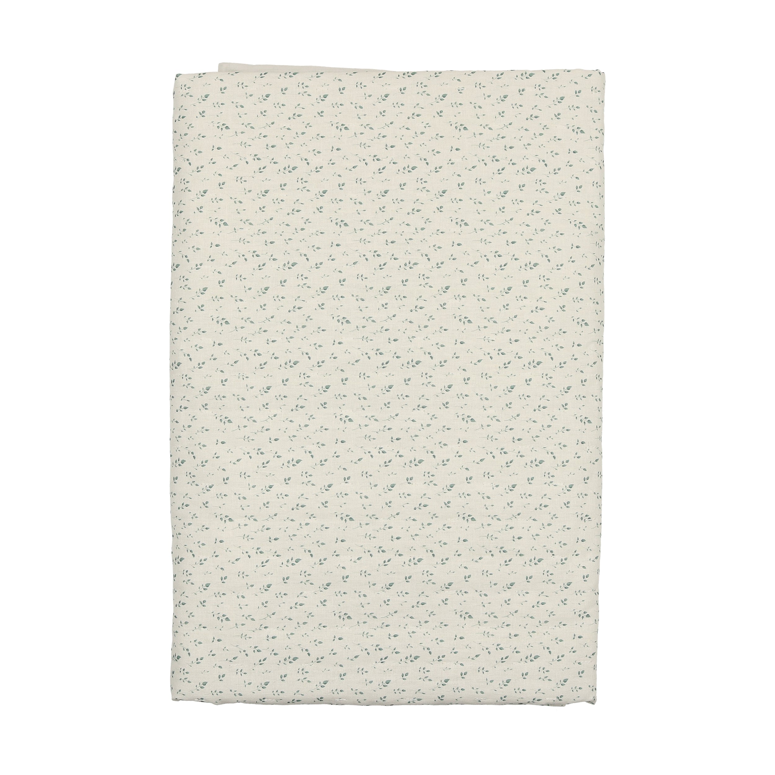 Mema Knits Floral Quilted Blanket - Blue (Matches the Jacket)