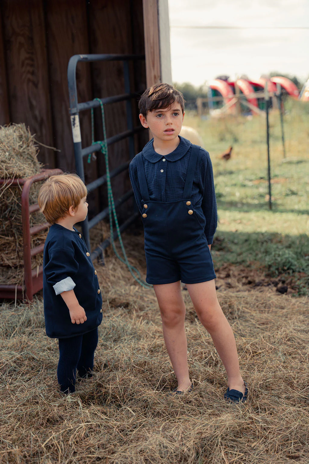 Mini Nod Boys Wool Blazer - Navy - Image 2