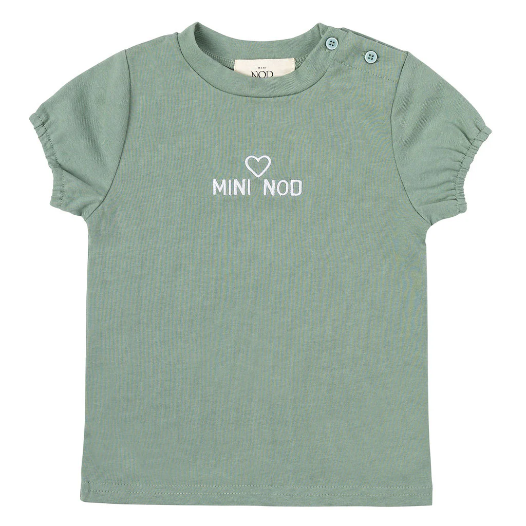 Mini Nod Love Mini Nod Puffed Top  - Mint Green