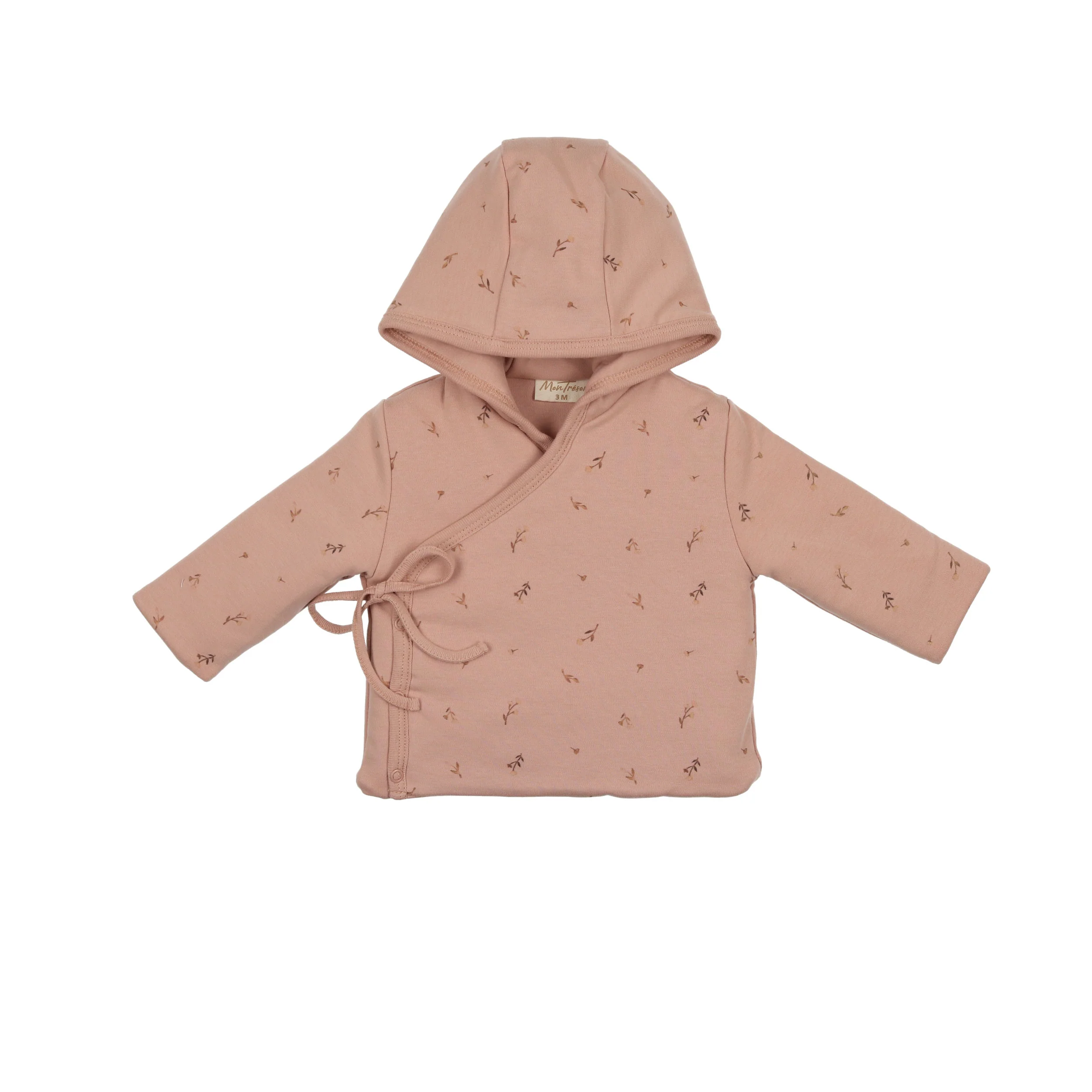 Mon Tresor Nature's Print Jacket - Misty Rose