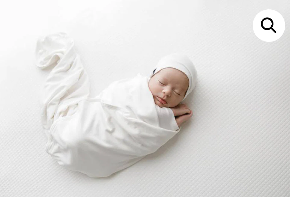 Jacqueline & Jac Beanie & Blanket Set Natural White - Image 4