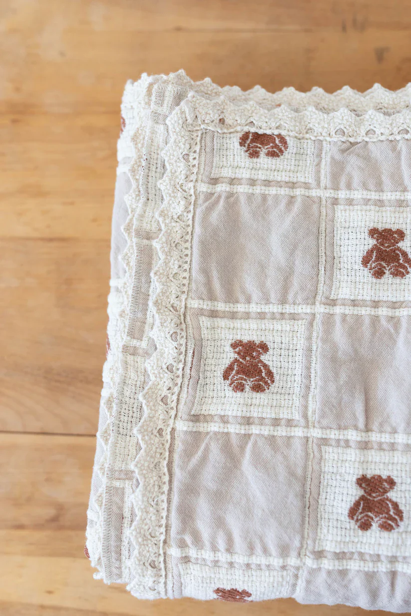 New Grain Patchwork Blanket - Teddy - Image 2