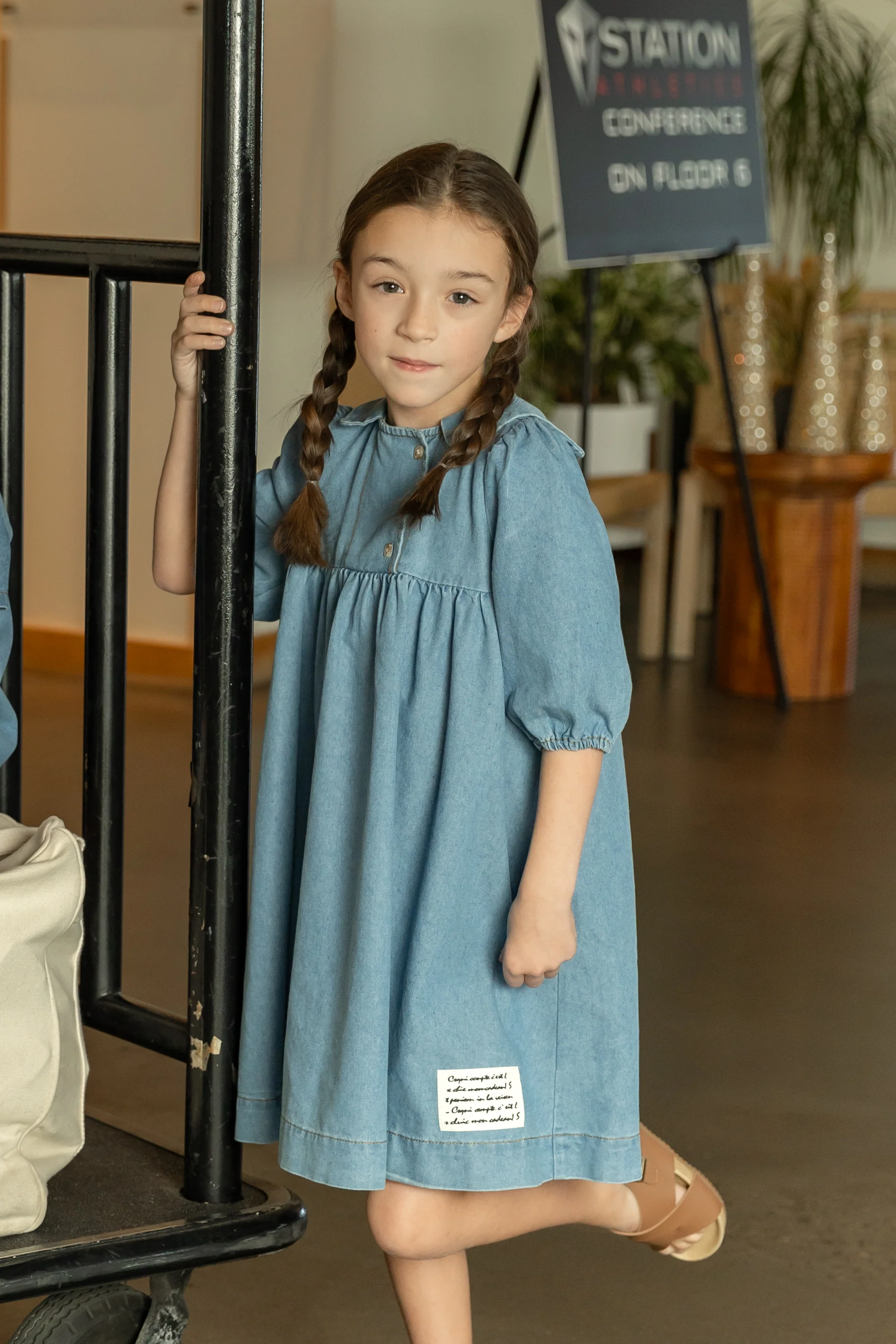Nou Nelle Denim Label Dress